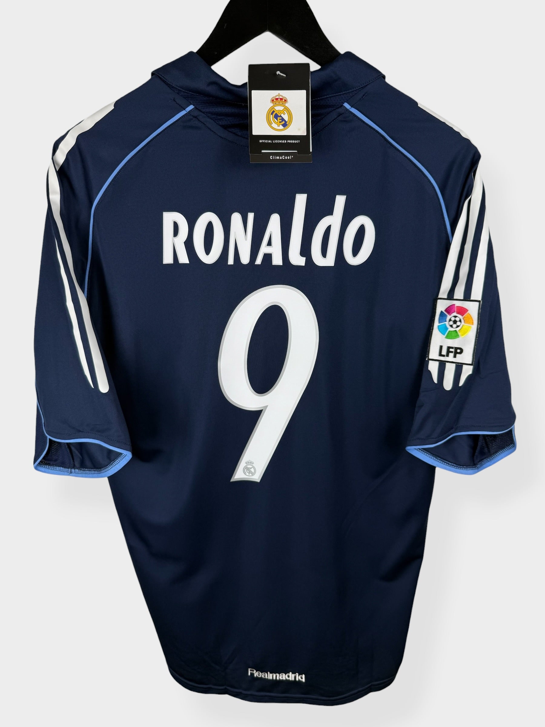 2005-06 REAL MADRID AWAY SHIRT RONALDO #9 M