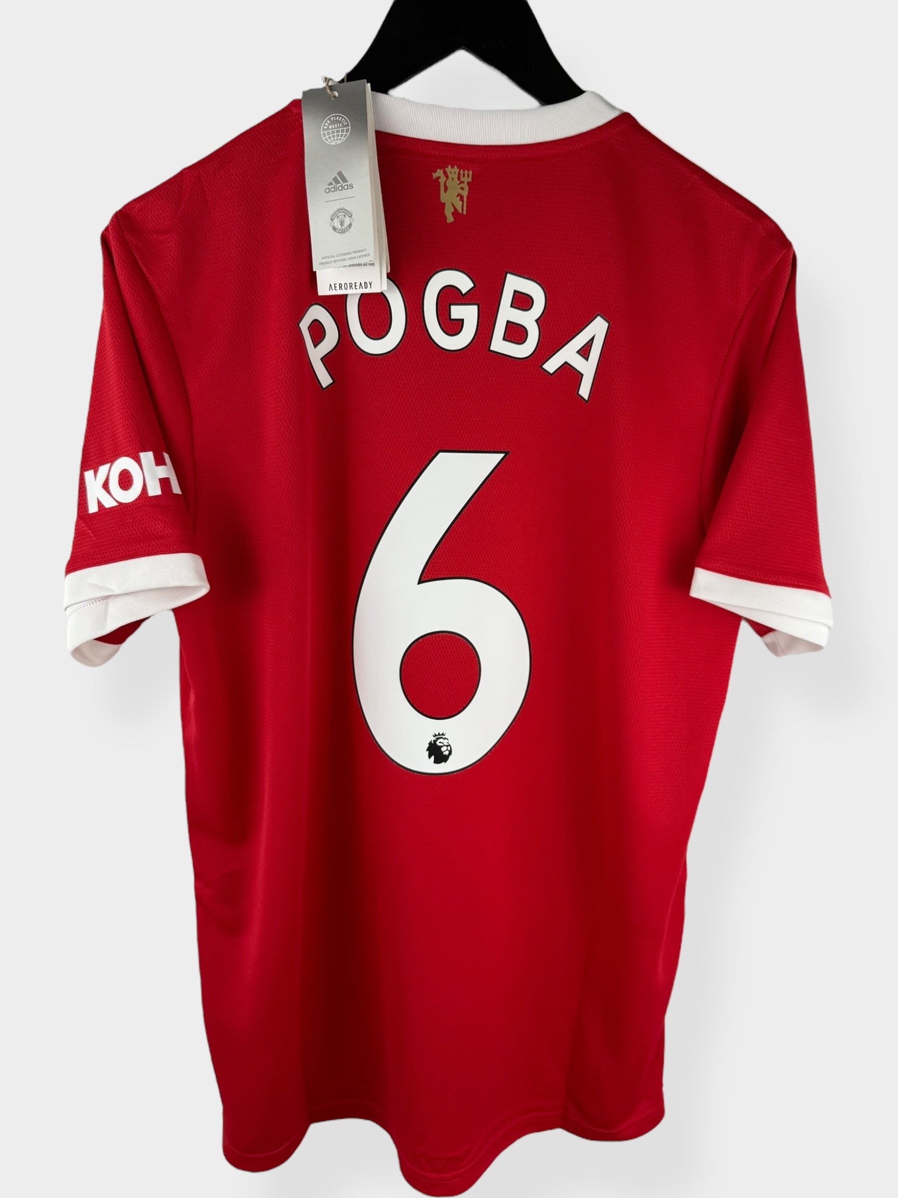2021-22 MANCHESTER UNITED HOME SHIRT POGBA #6 L