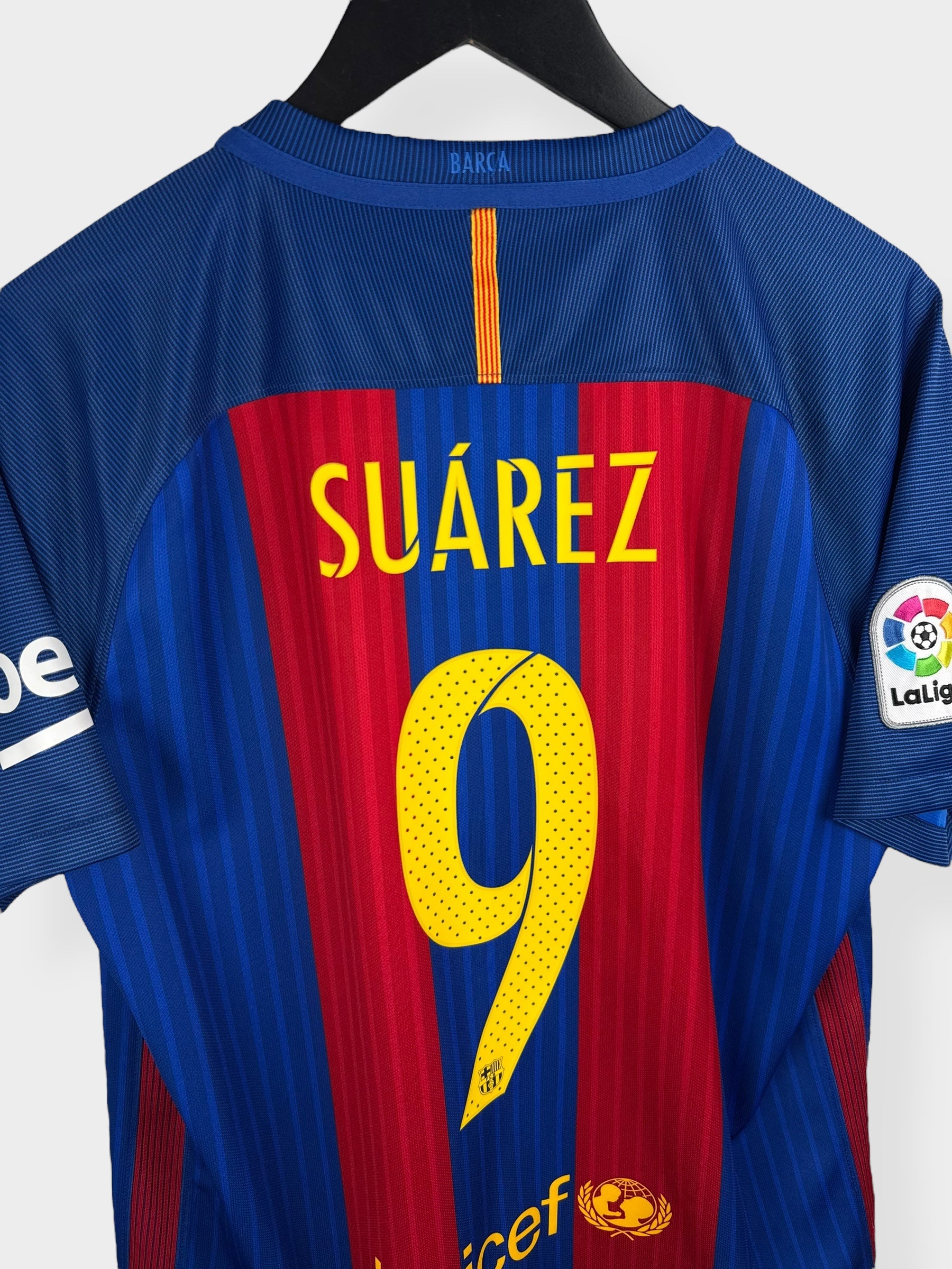 2016-17 BARCELONA HEIMTRIKOT SUAREZ #9 M