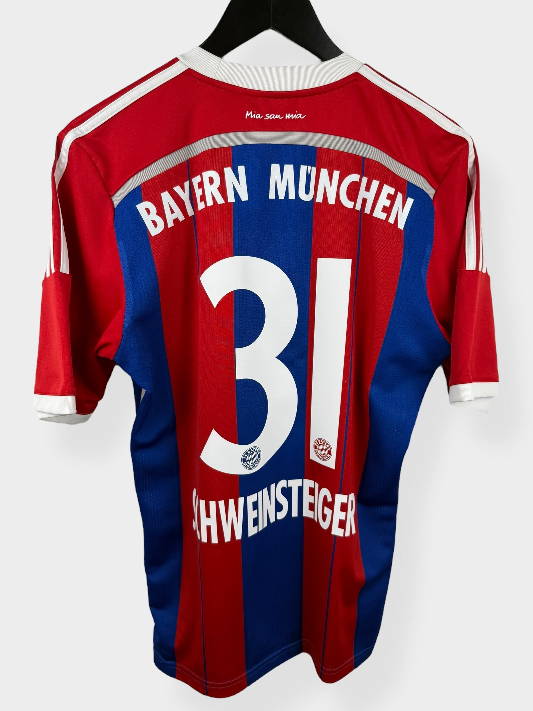 2014-15 BAYERN MUNICH THUISSHIRT SCHWEINSTEIGER #31 M