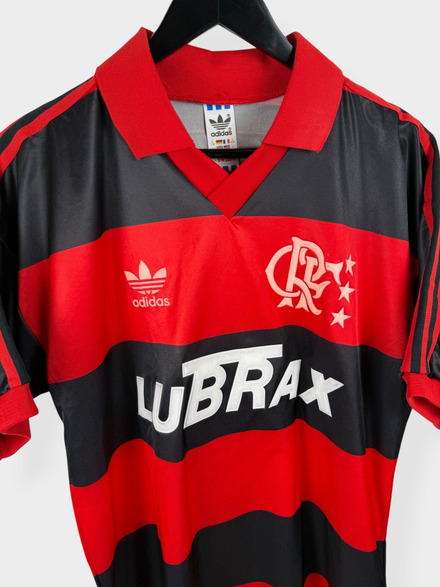 1990-92 FLAMENGO HOME SHIRT L