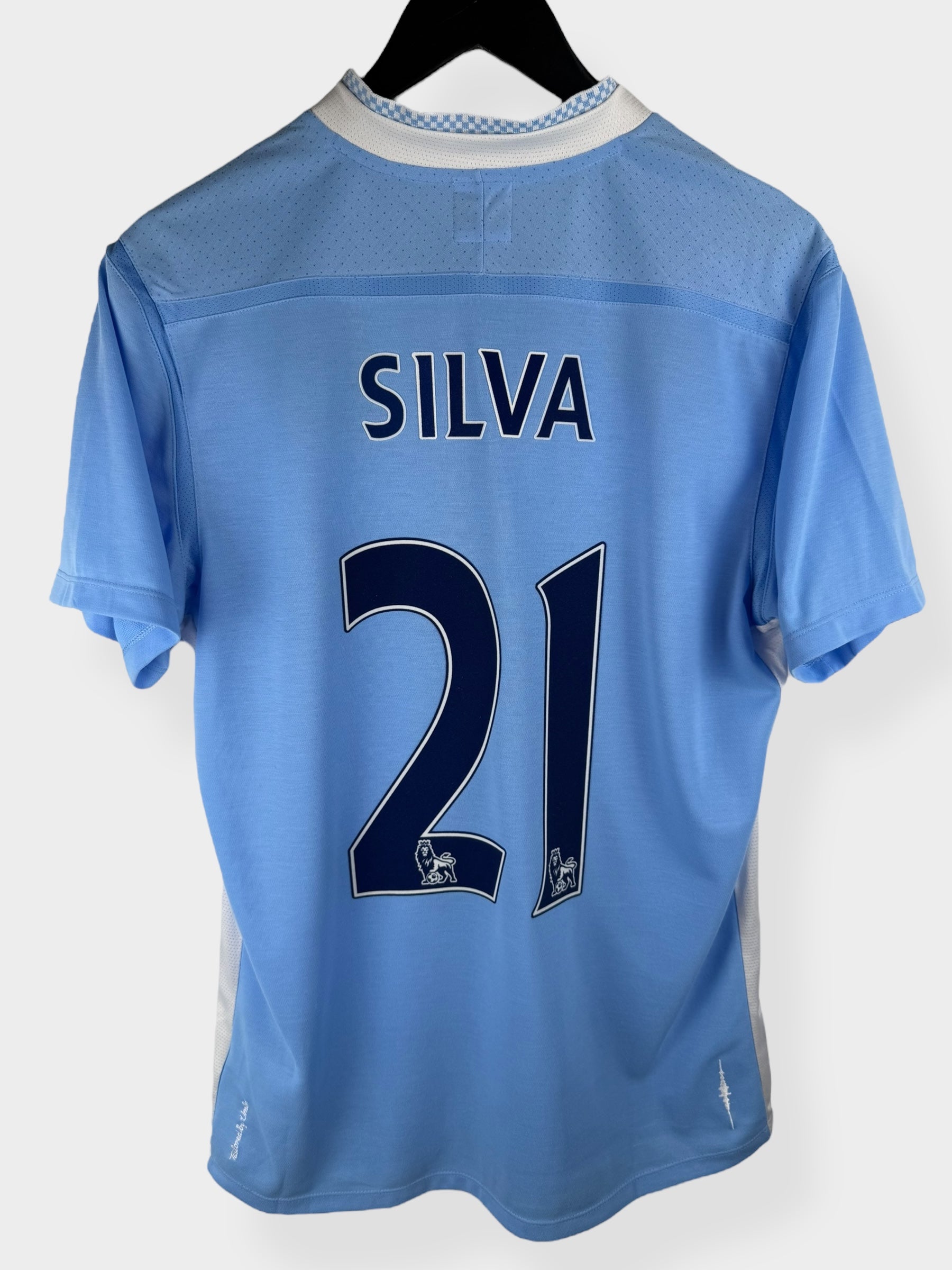 2011-12 MANCHESTER CITY HOME SHIRT SILVA #21 L