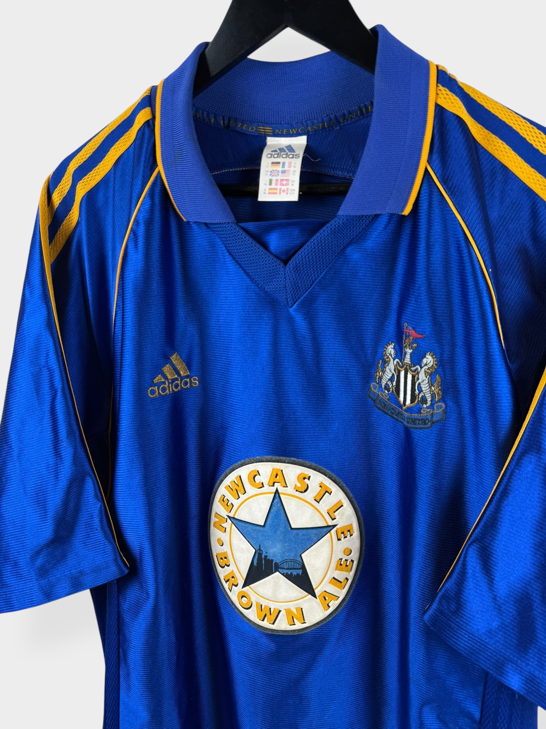 1998-99 NEWCASTLE UNITED AUSWÄRTSTRIKOT SHEARER #9 XL