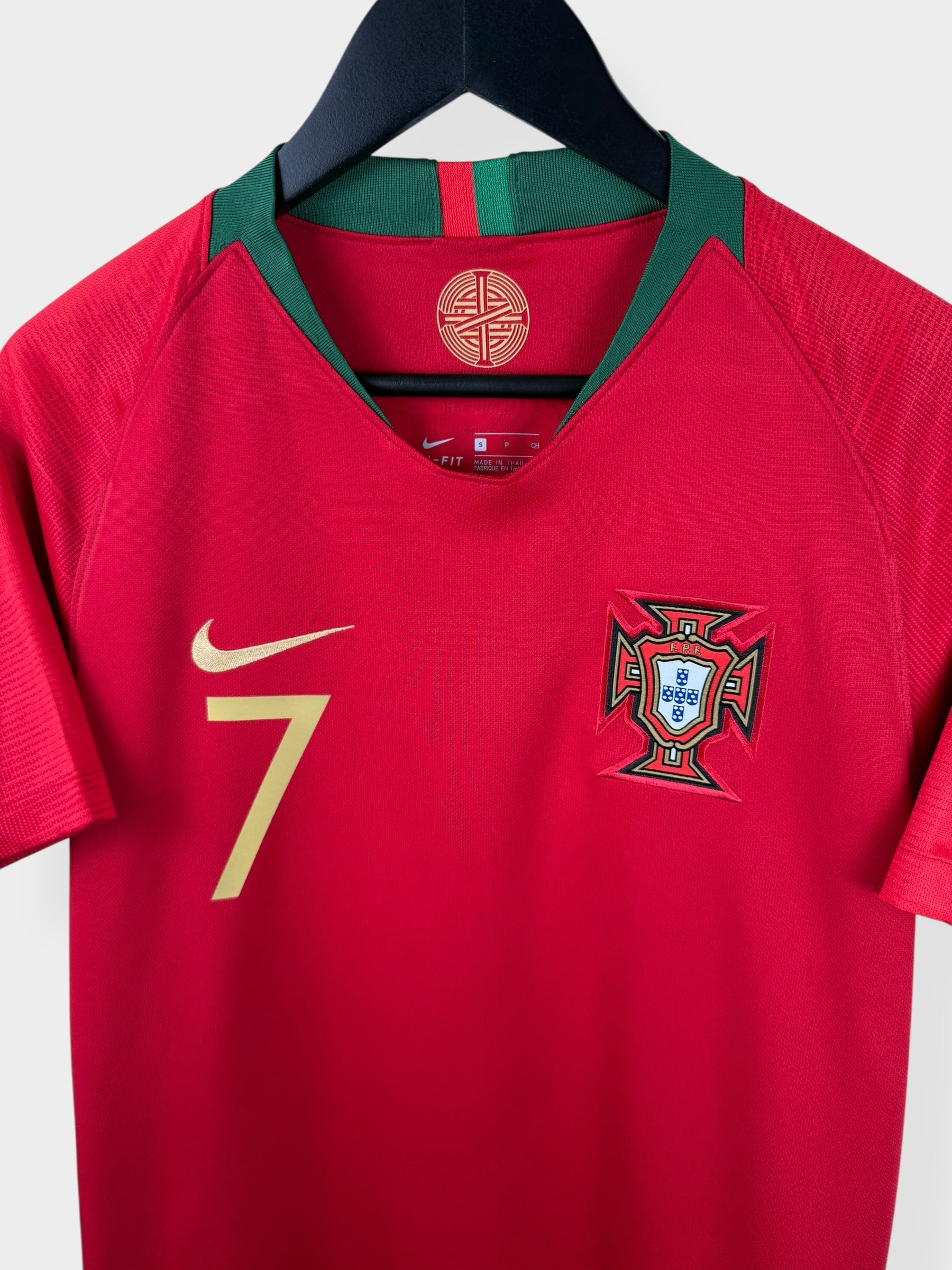 2018-19 PORTUGAL HOME SHIRT RONALDO #7 S - Authentic Football Club