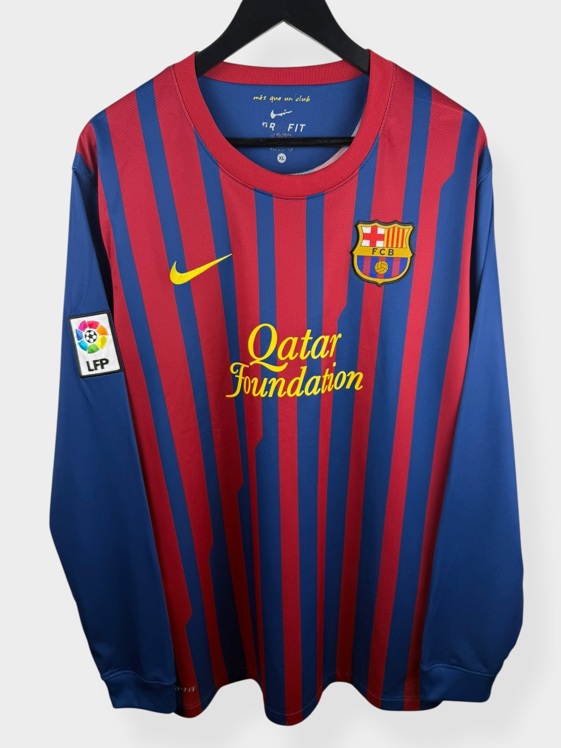 2011-12 BARCELONA HOME SHIRT MESSI #10 XL LS - Authentic Football Club