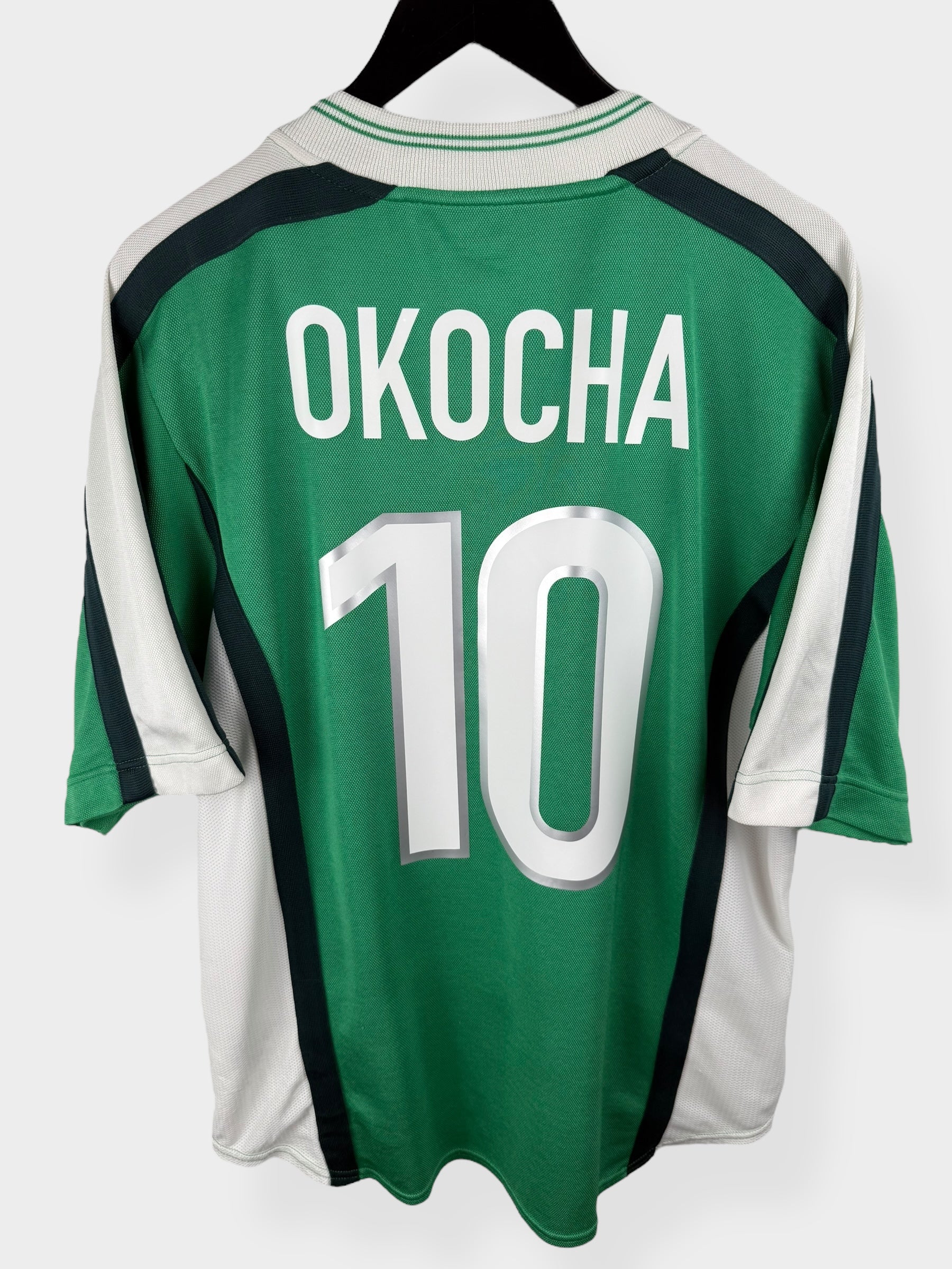 1998-00 NIGERIA HOME SHIRT OKOCHA #10 M