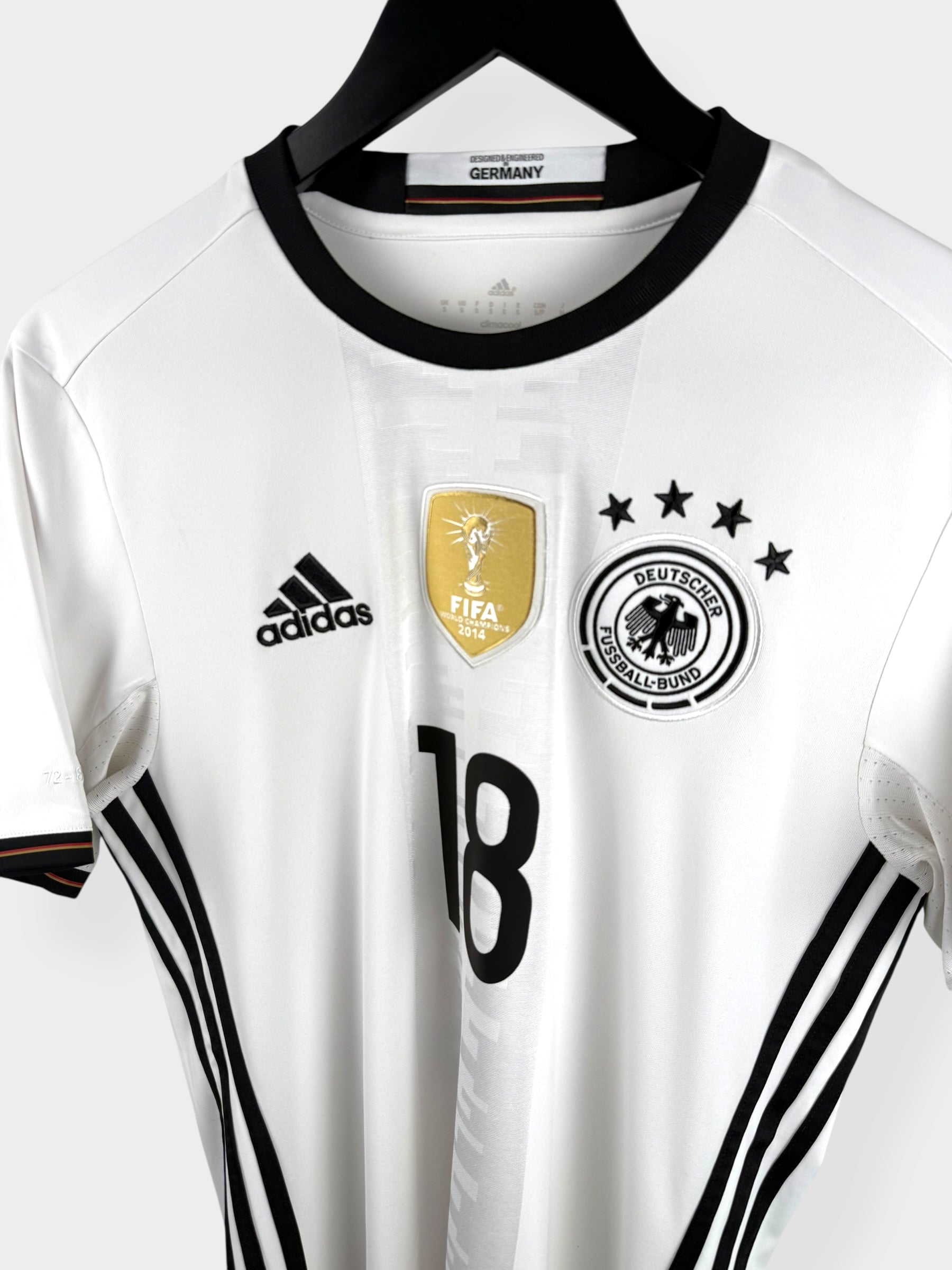 2015-16 GERMANY HOME SHIRT KROOS #18 S - Authentic Football Club