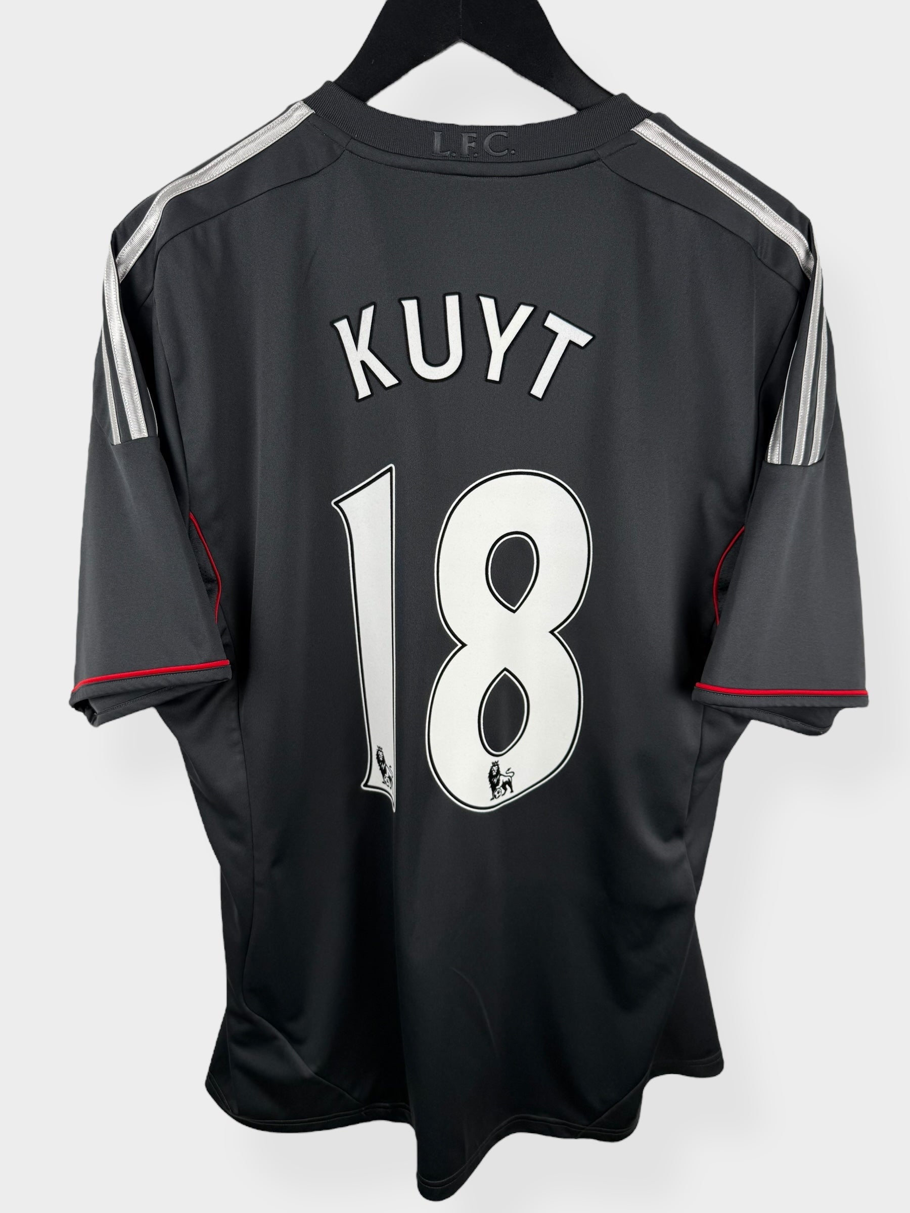 2011-12 LIVERPOOL AWAY SHIRT KUYT #18 L - Authentic Football Club