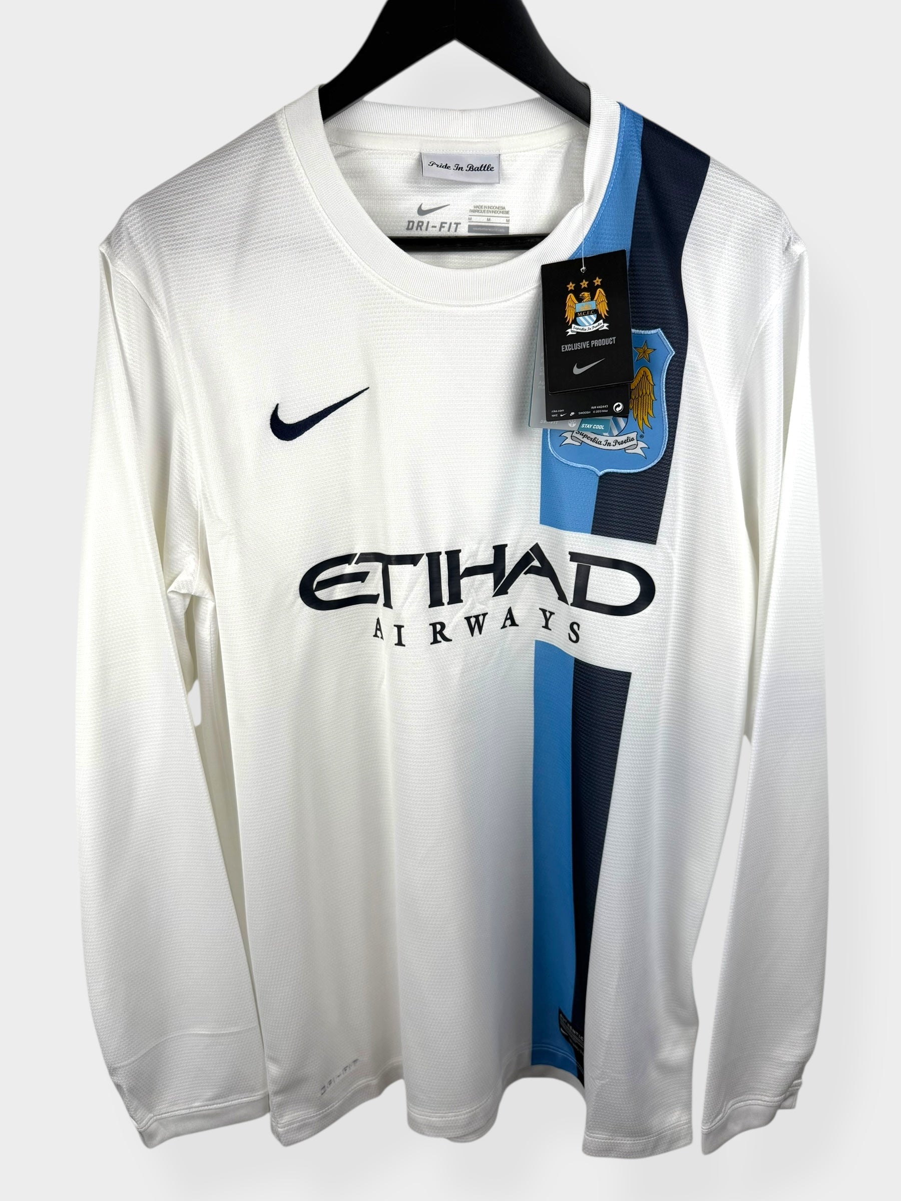 2013-14 MANCHESTER CITY THIRD SHIRT LS M - Authentic Football Club