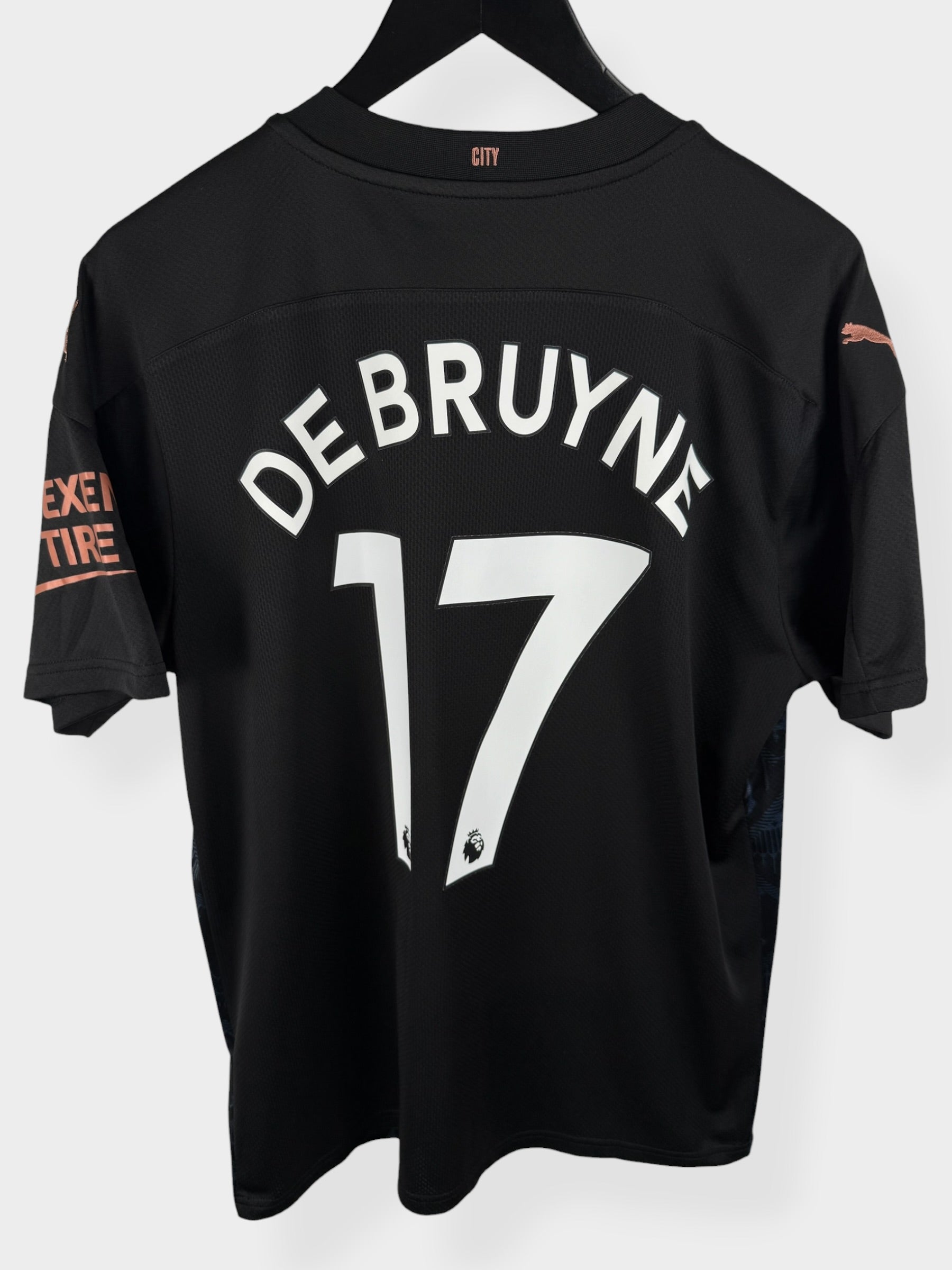 MAILLOT EXTÉRIEUR MANCHESTER CITY 2020-21 DE BRUYNE #17 L