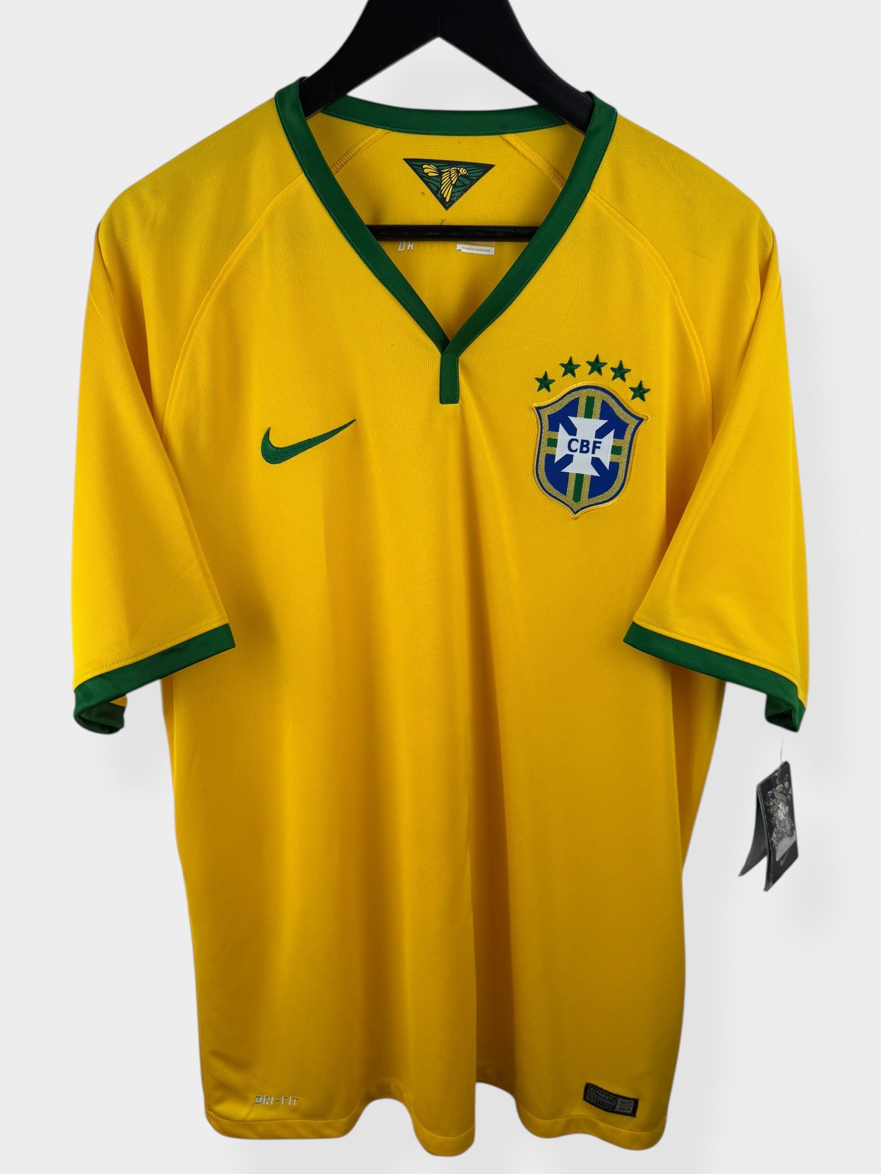 2014-15 BRAZIL HOME SHIRT XL - Authentic Football Club