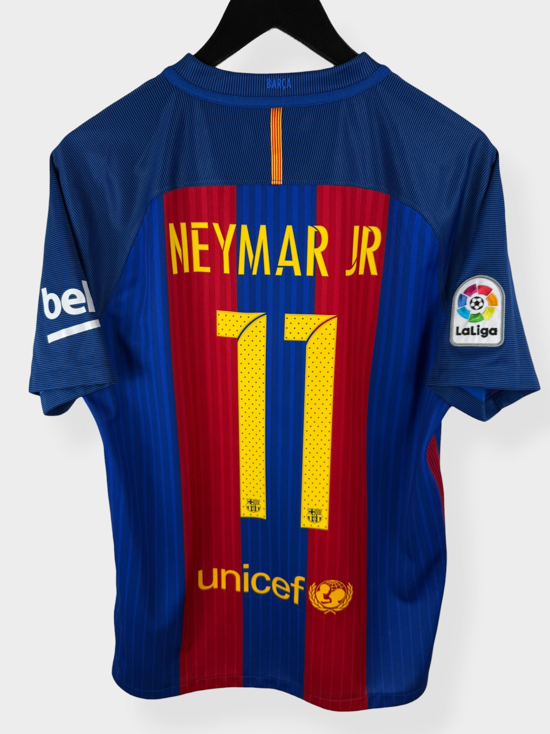 2016-17 BARCELONA HOME SHIRT NEYMAR JR #11 M