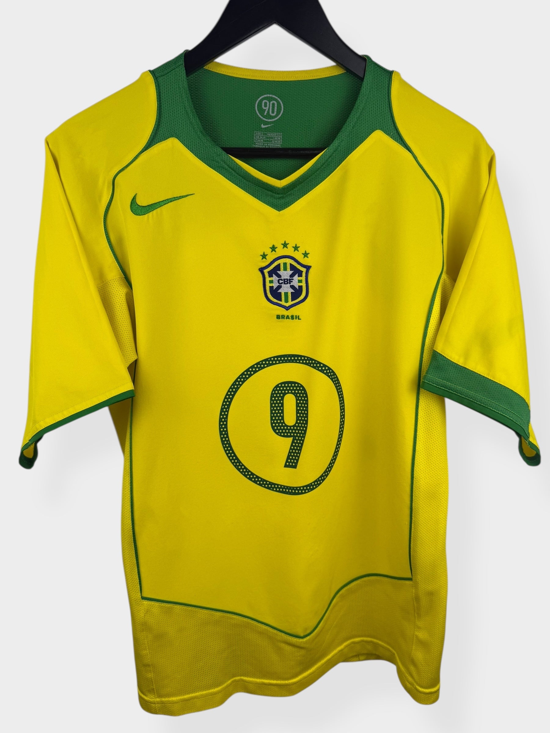2004-06 BRAZIL HEIMTRIKOT RONALDO #9 S