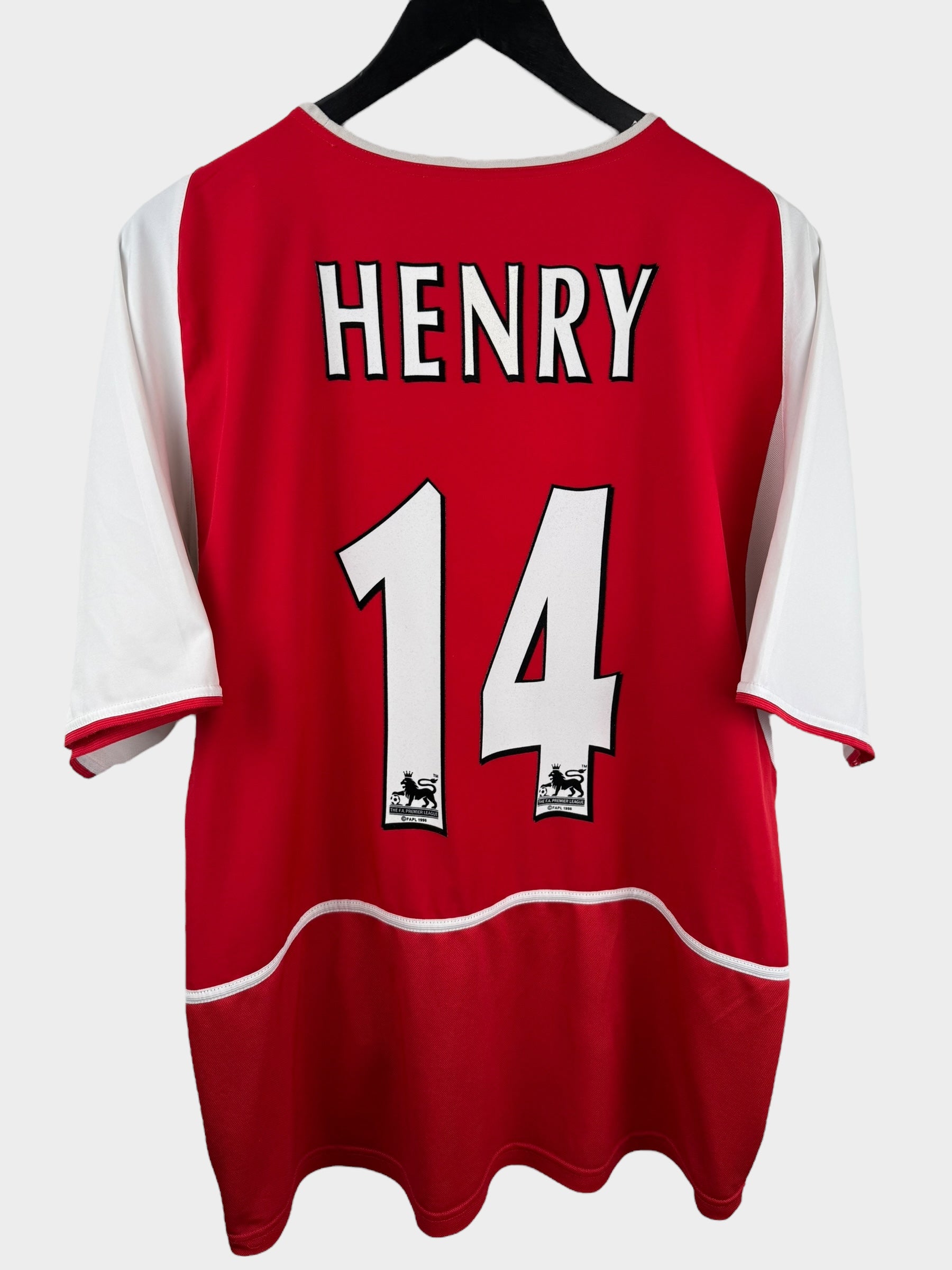 2002-04 ARSENAL HOME SHIRT HENRY #14 L