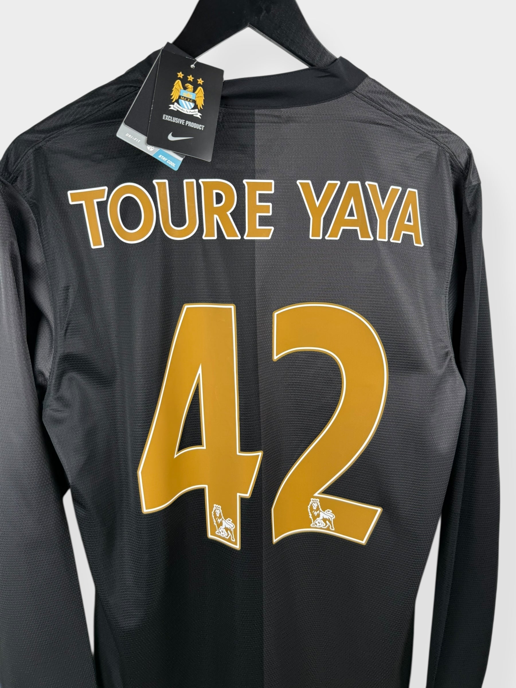 2013-14 MANCHESTER CITY AUSWÄRTSTRIKOT LS TOURE YAYA #42 M