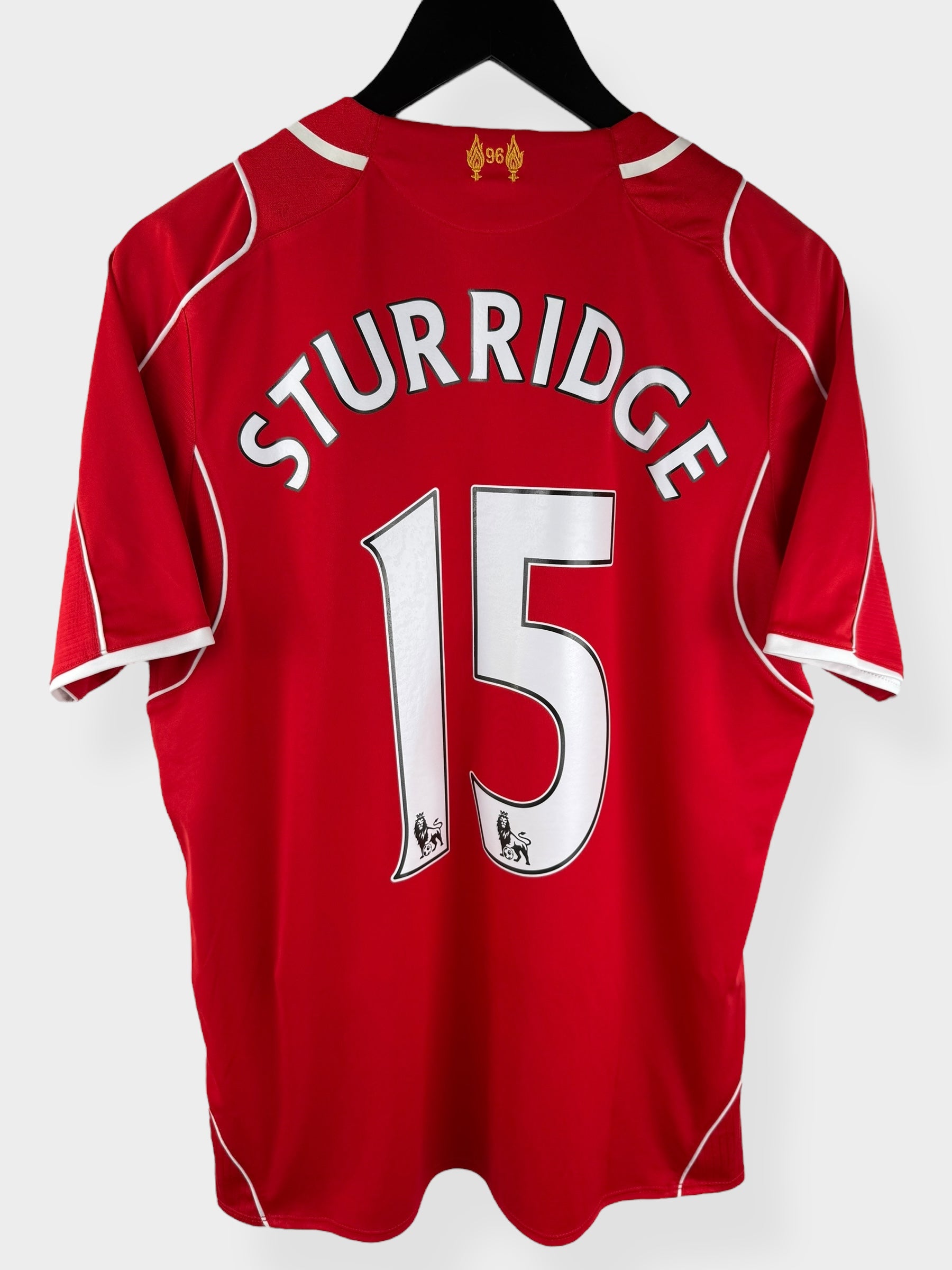 2014-15 LIVERPOOL HOME SHIRT STURRIDGE #15 M
