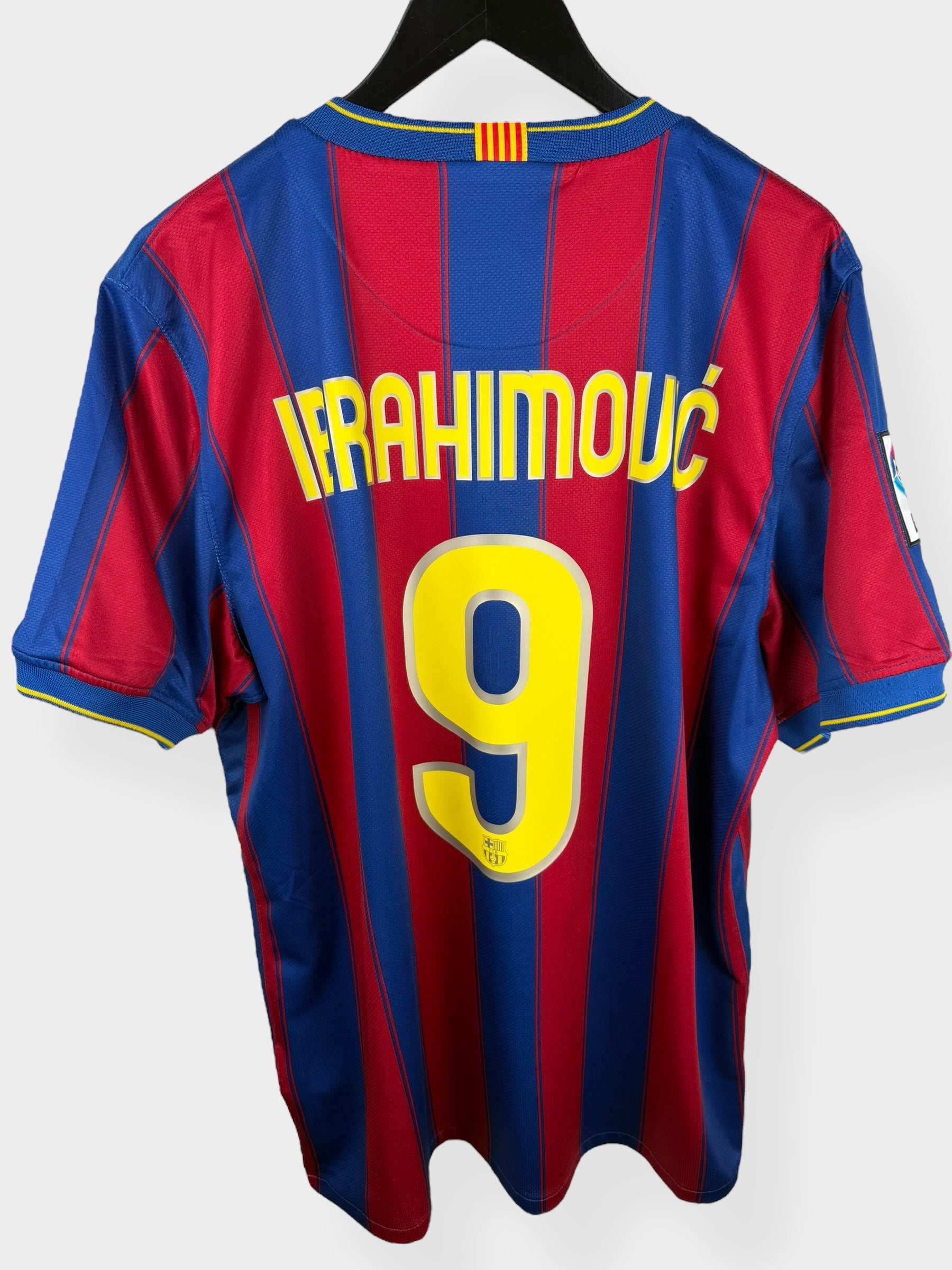 2009-10 BARCELONA HOME SHIRT IBRAHIMOVIC #9 L - Authentic Football Club
