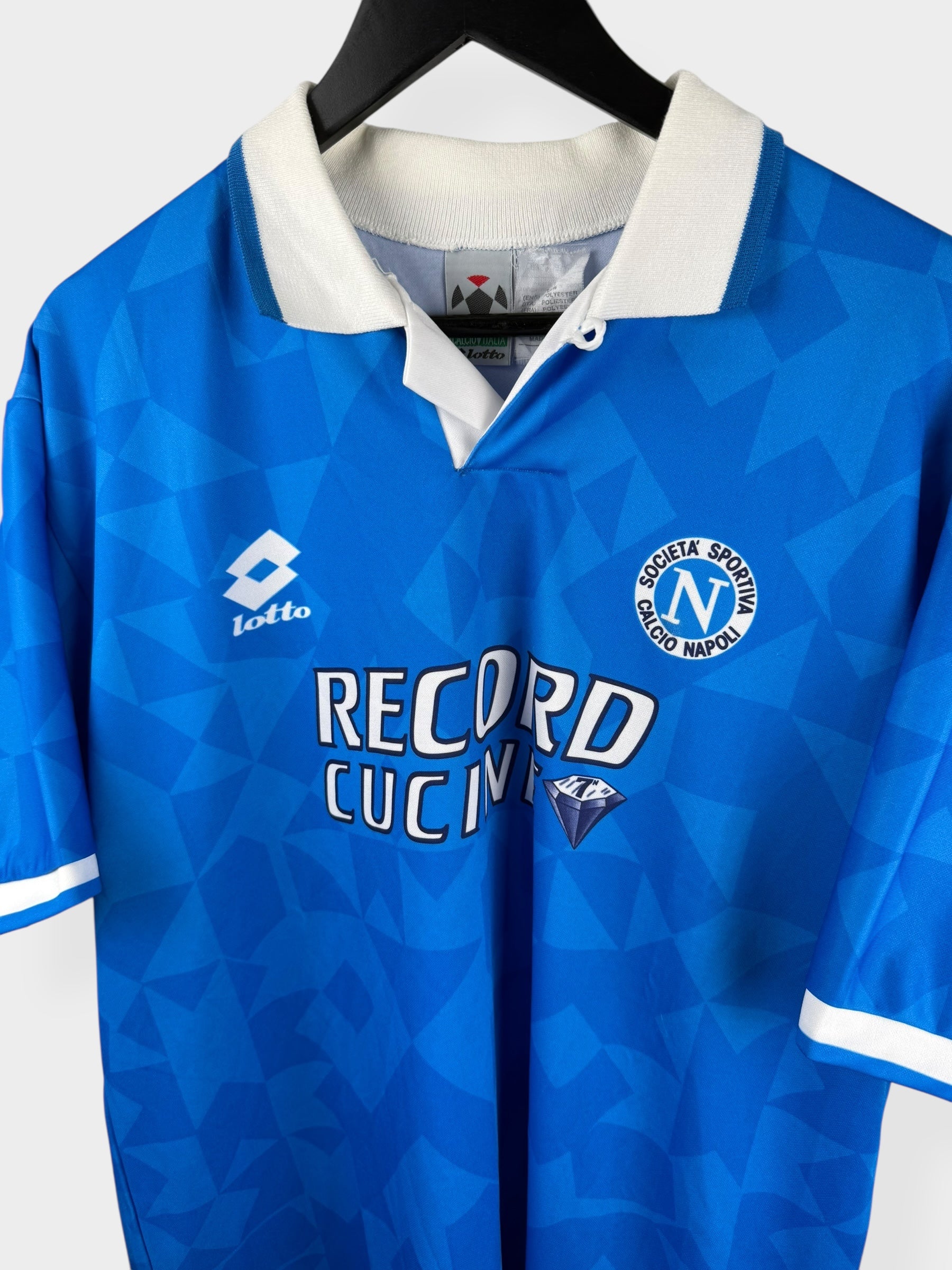 1994-96 NAPOLI HOME SHIRT LS XL - Authentic Football Club