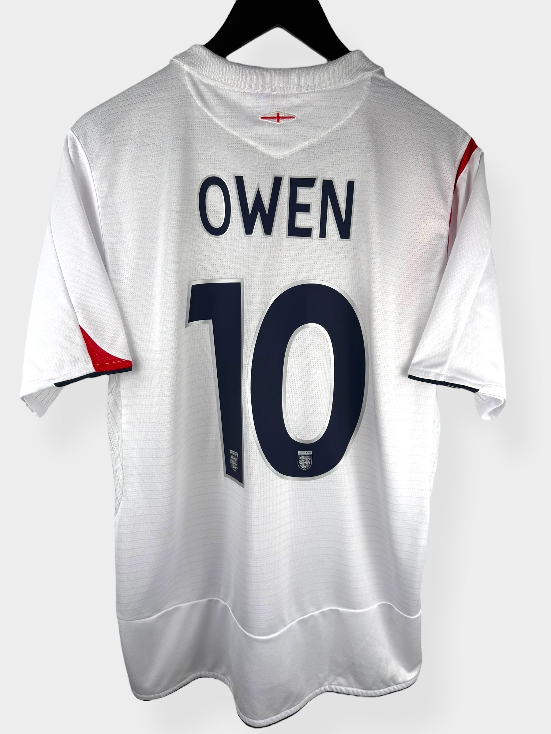 2005-07 ENGLAND HOME SHIRT OWEN #10 L