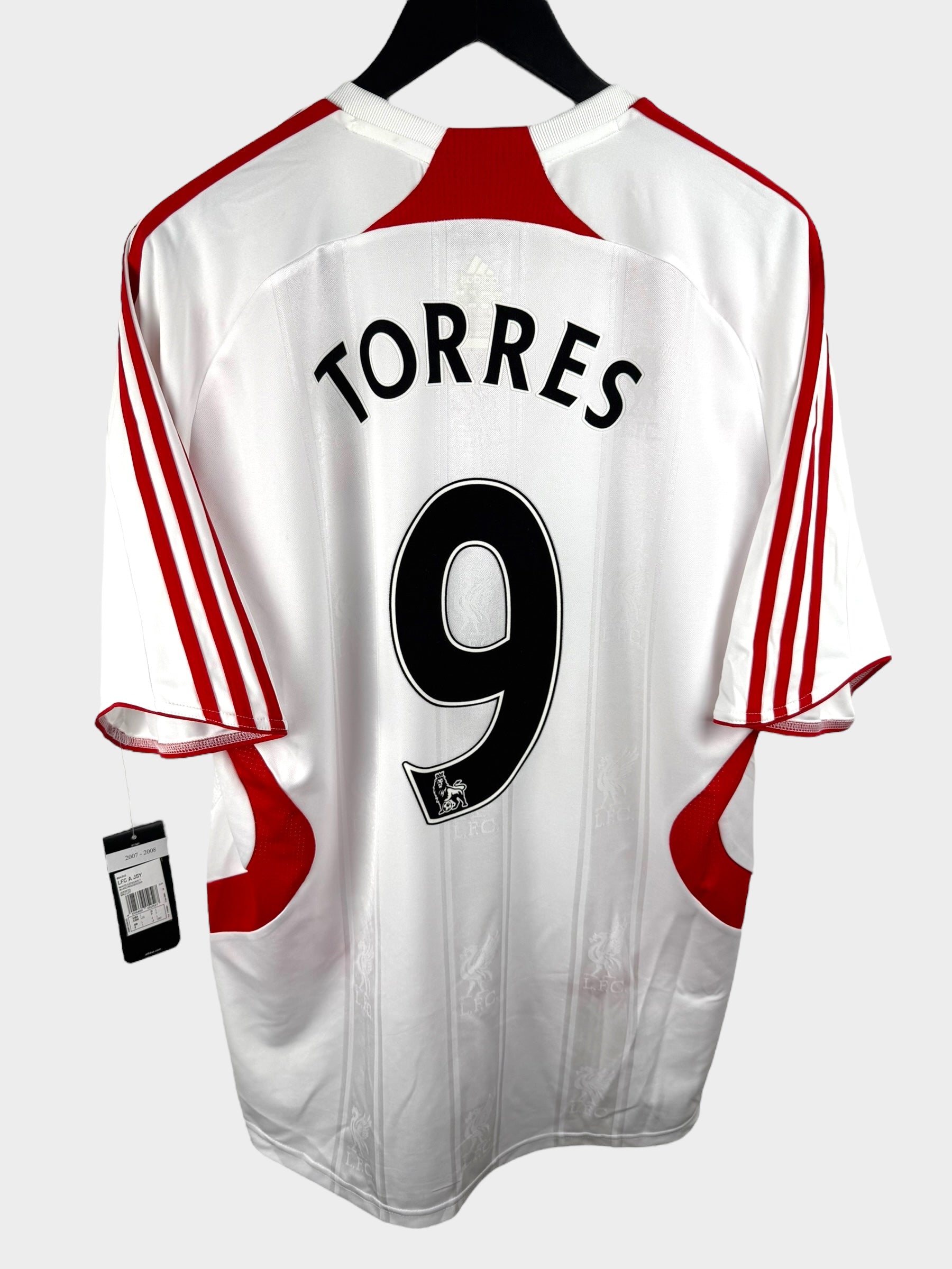 2007-08 LIVERPOOL AWAY SHIRT TORRES #9 L - Authentic Football Club