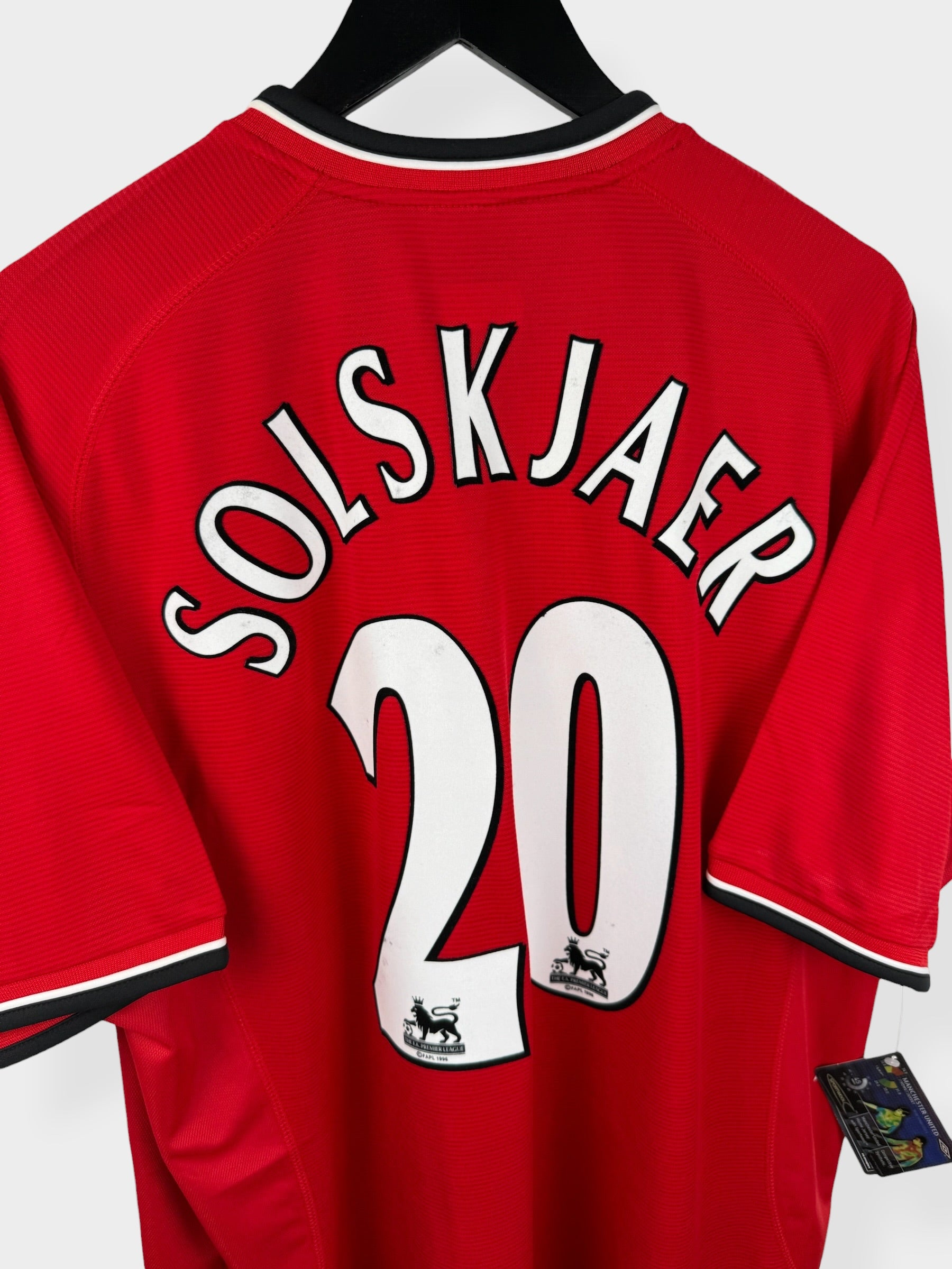 2000-02 MANCHESTER UNITED HEIMTRIKOT SOLSKJAER #20 XL