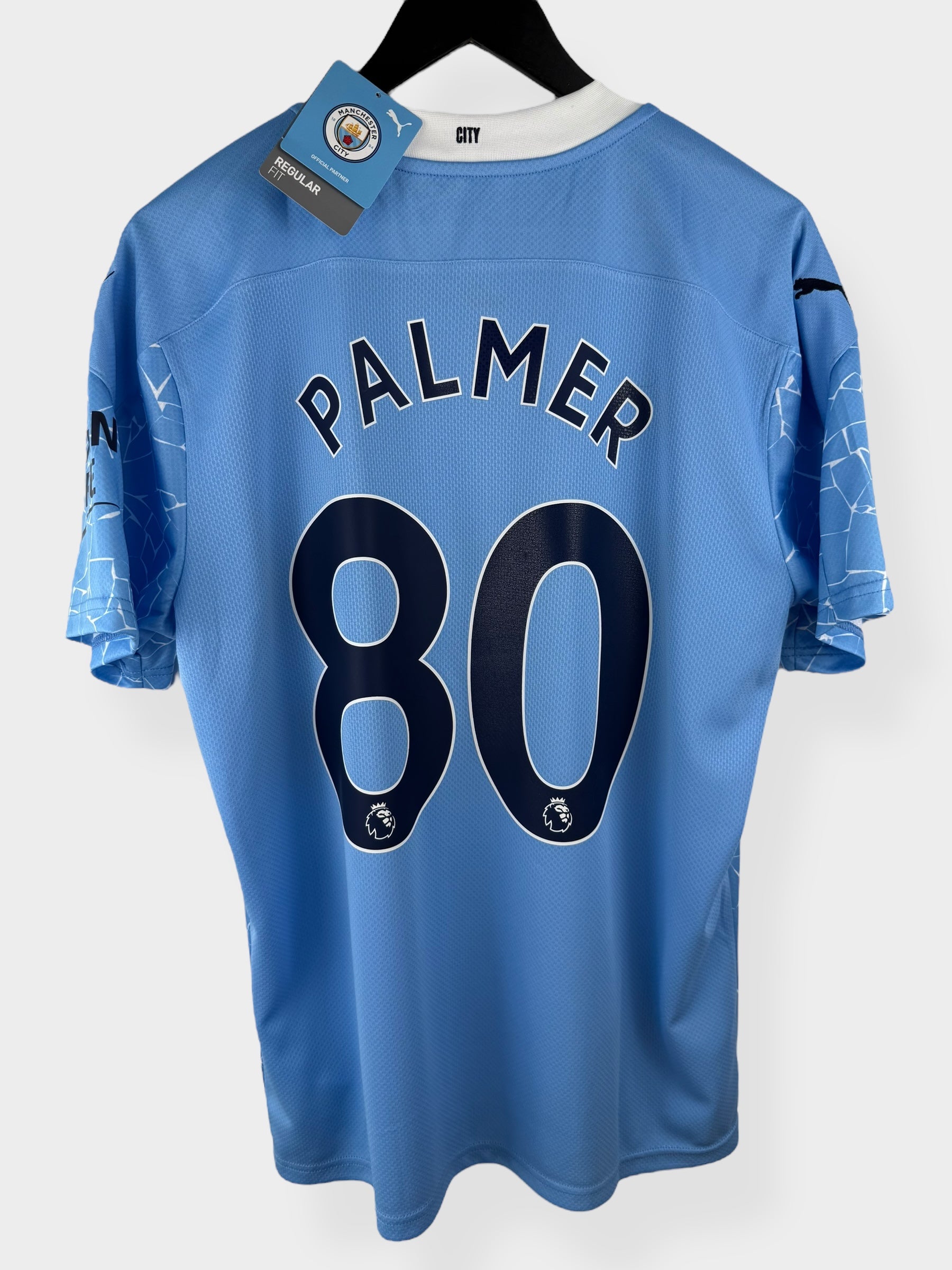 2020-21 MANCHESTER CITY HOME SHIRT PALMER #80 L