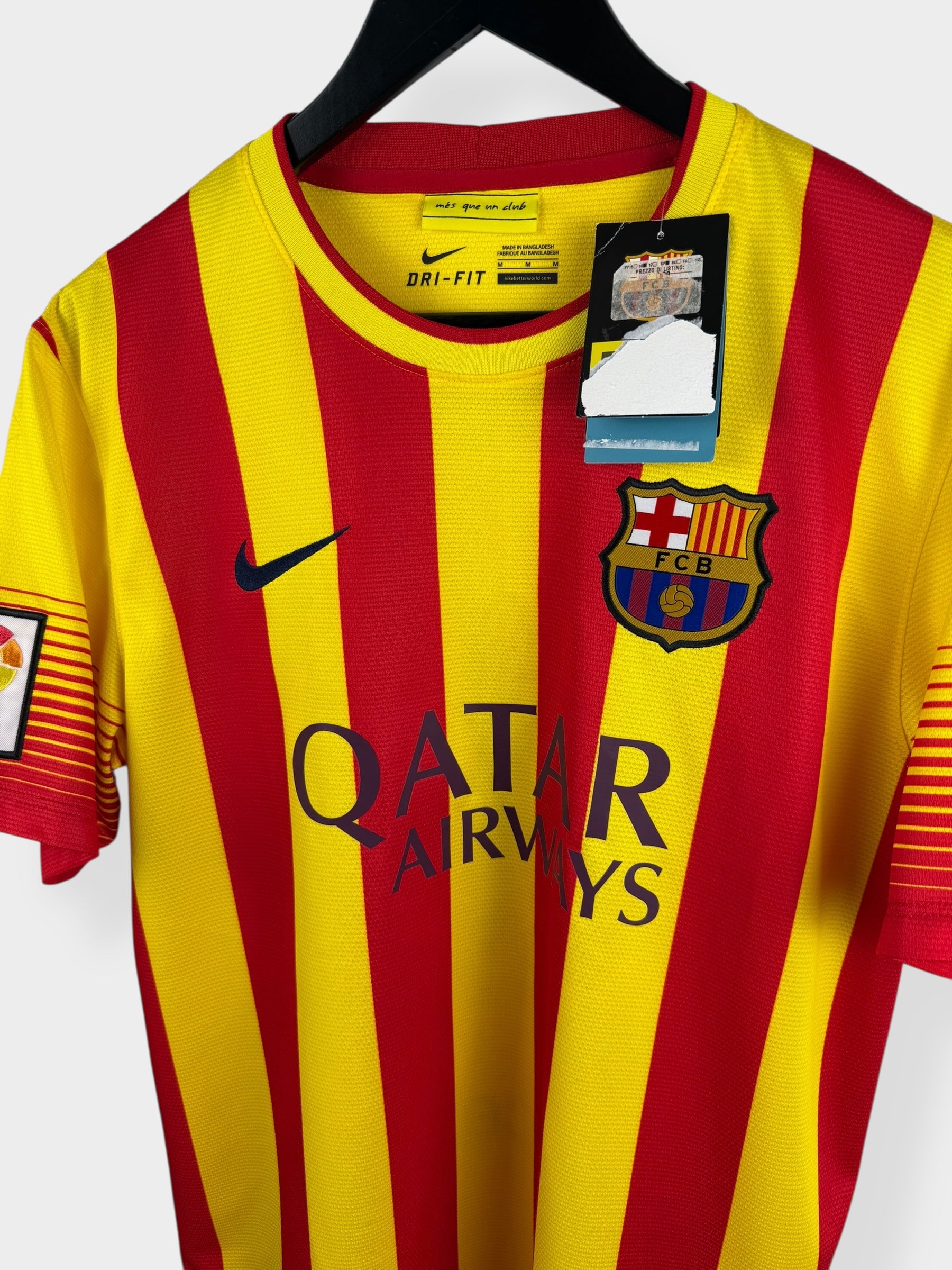 2013-14 BARCELONA AWAY SHIRT MESSI #10 M - Authentic Football Club