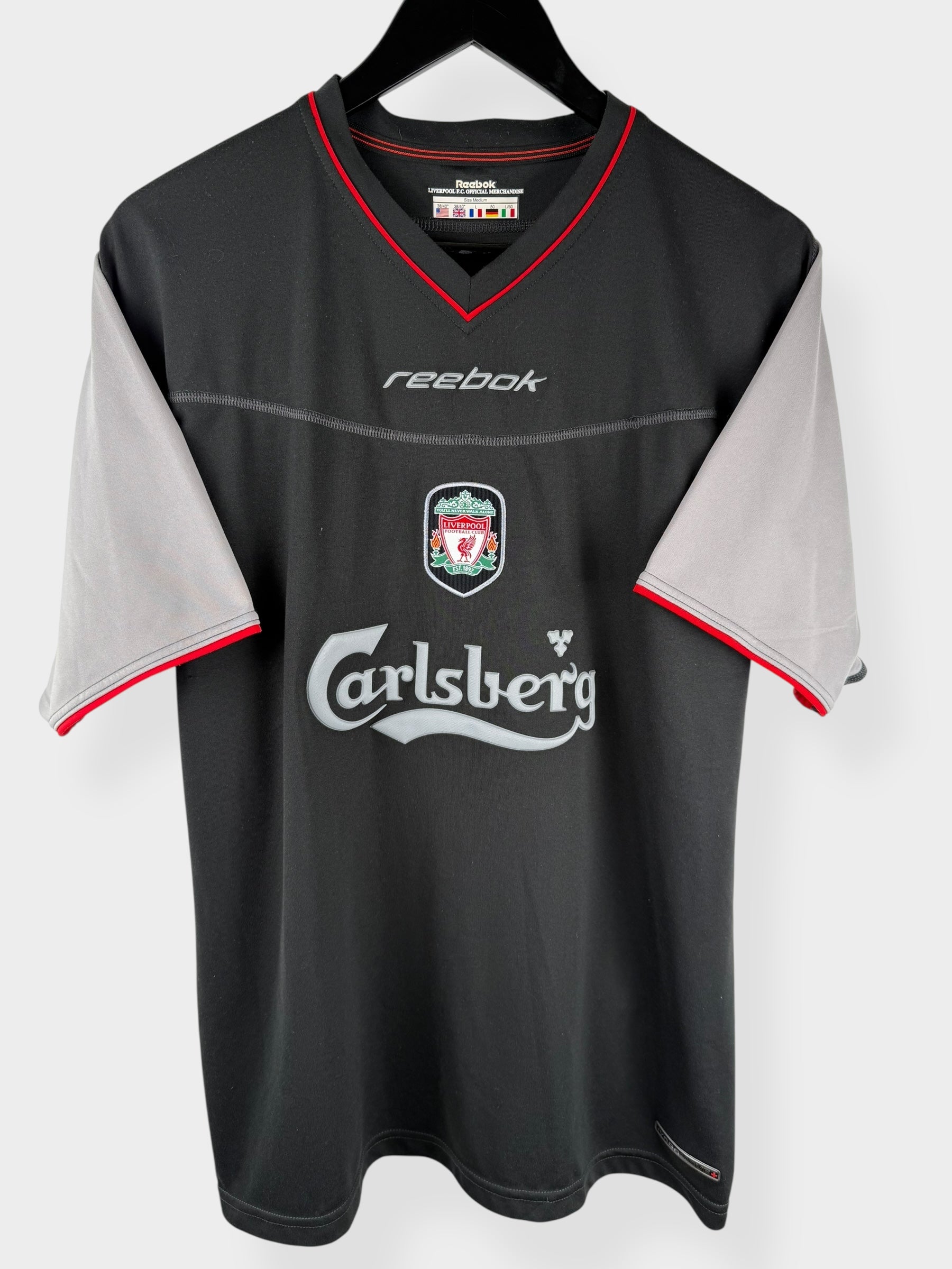 2002-04 LIVERPOOL AWAY SHIRT GERRARD #17 M