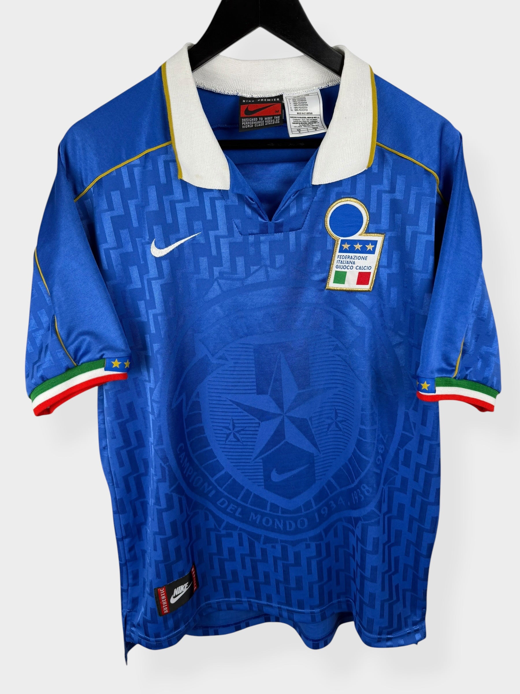 1994-96 ITALY HOME SHIRT M
