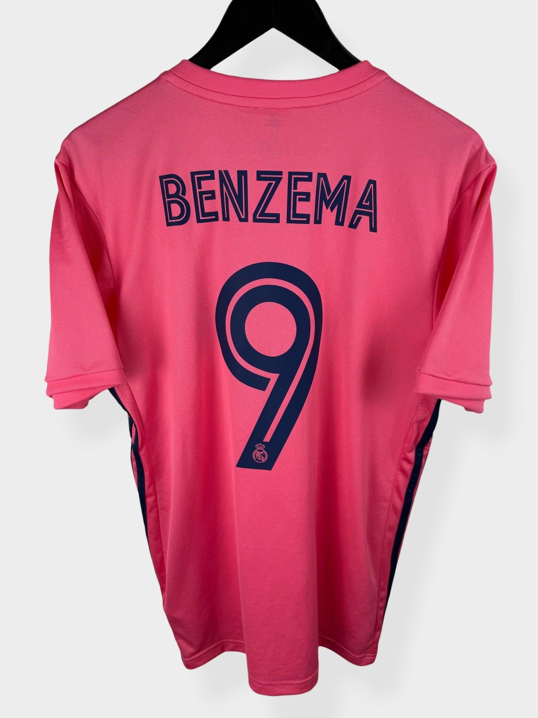 2020-21 REAL MADRID AWAY SHIRT BENZEMA #9 M