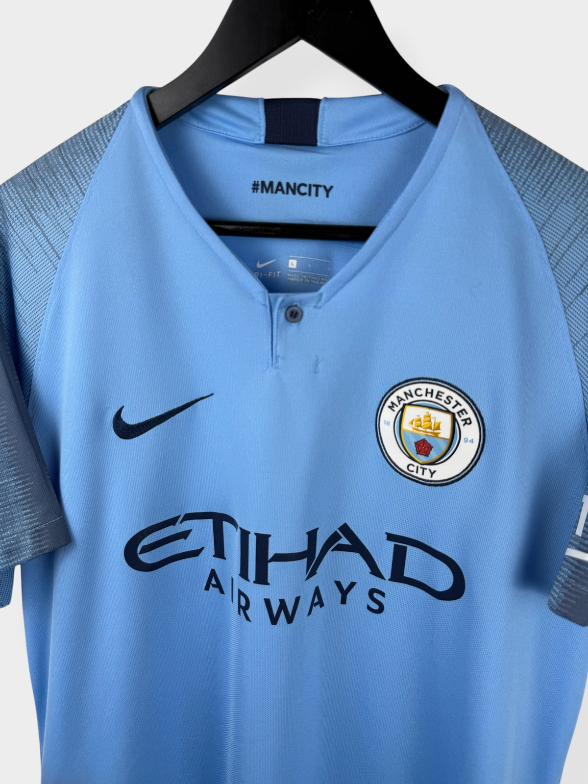 2018-19 MANCHESTER CITY HEIMTRIKOT DE BRUYNE #17 L