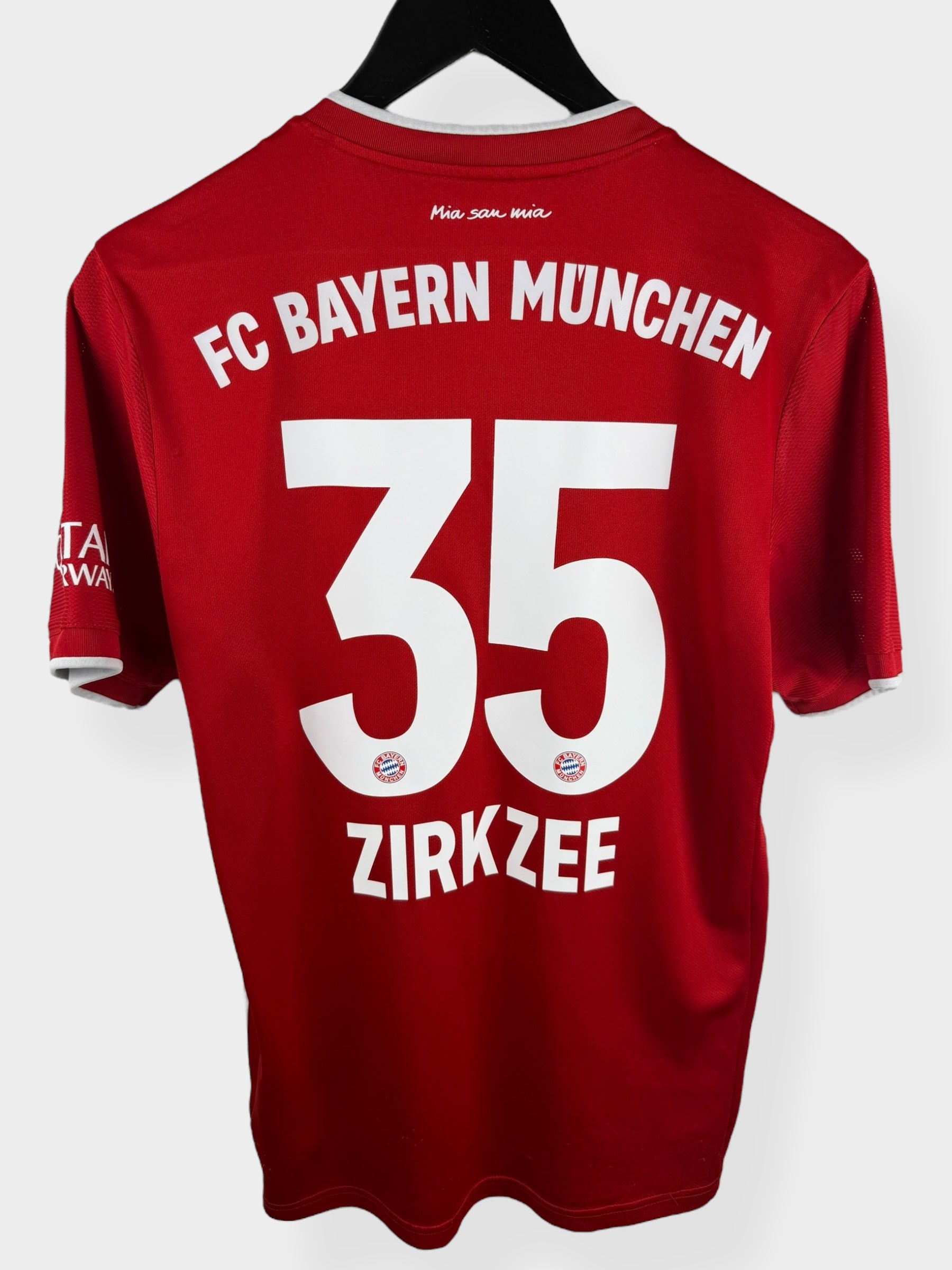 2020-21 BAYERN MUNICH HOME SHIRT ZIRKZEE #35 M - Authentic Football Club
