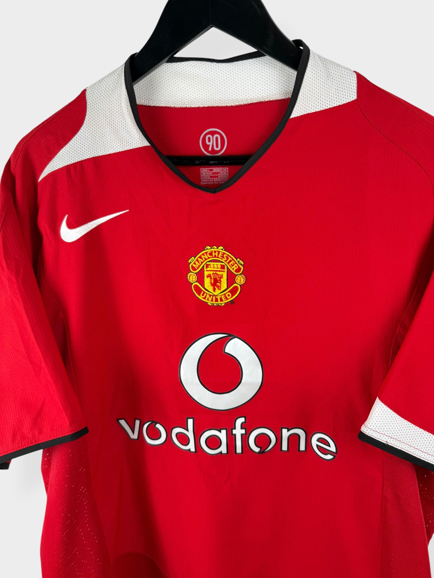2004-06 MANCHESTER UNITED HOME SHIRT RONALDO #7 L