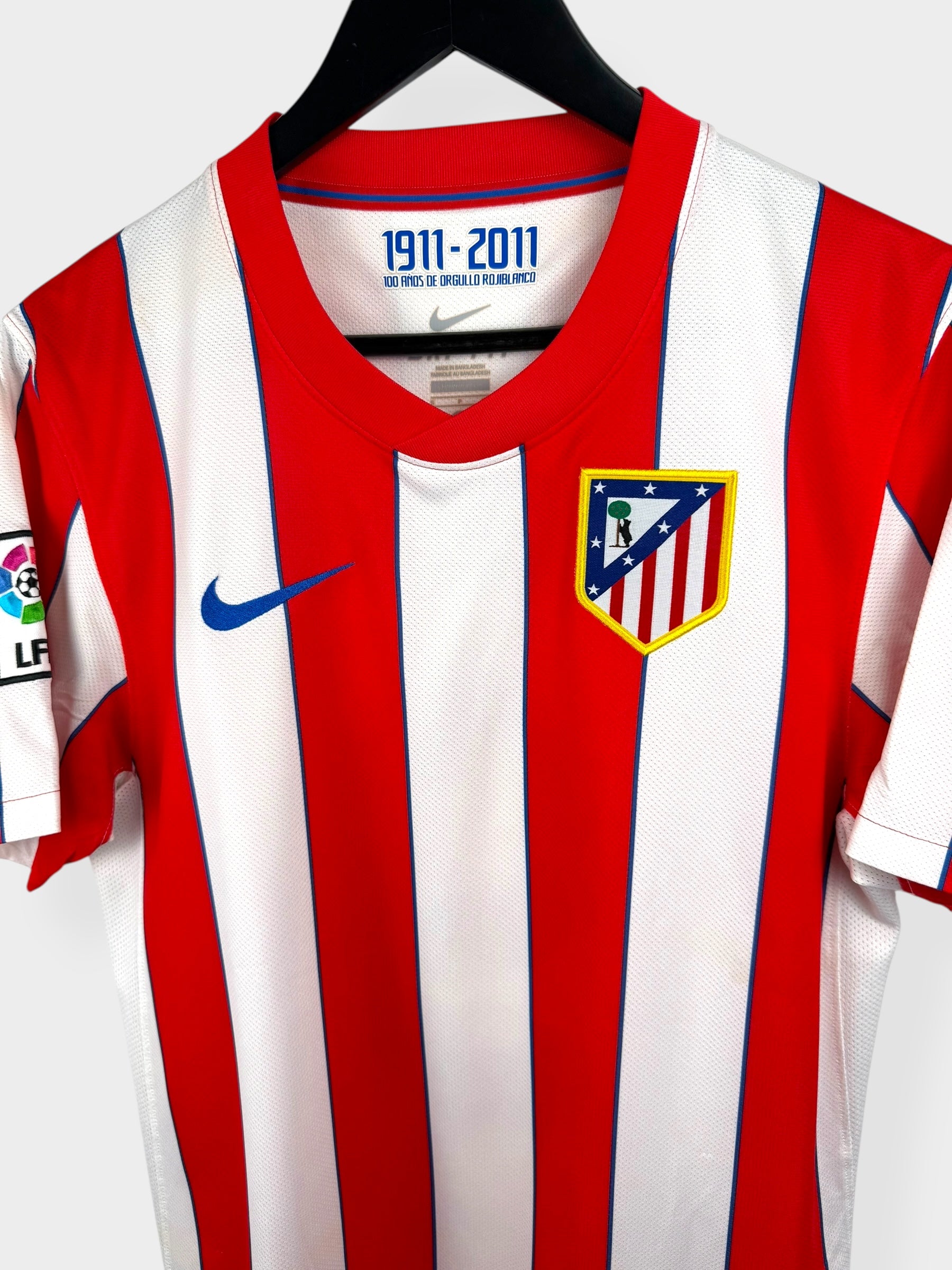 2011-12 ATLETICO MADRID HOME SHIRT FALCAO #9 S - Authentic Football Club