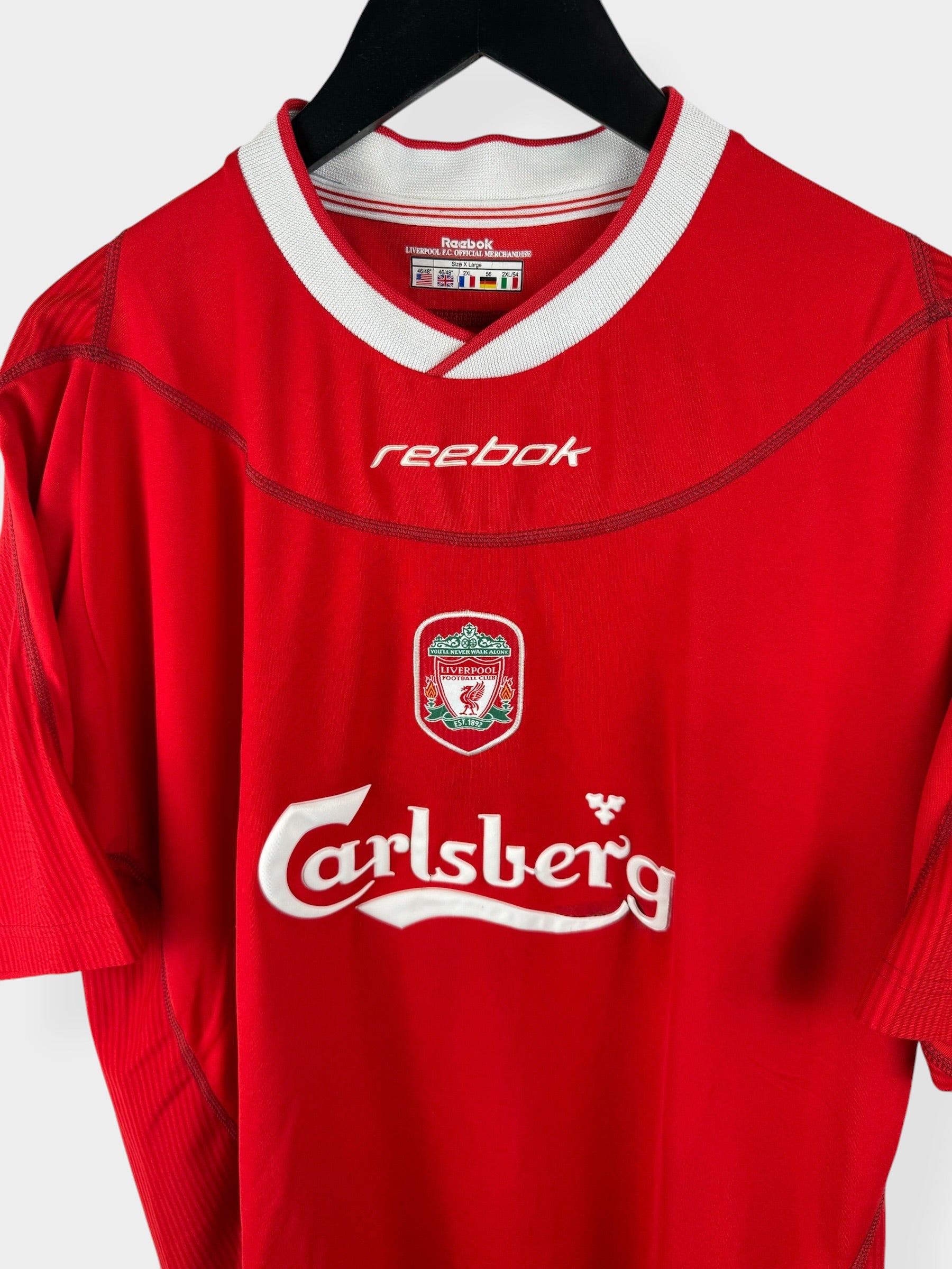 MAILLOT DOMICILE DE LIVERPOOL 2002-04 L