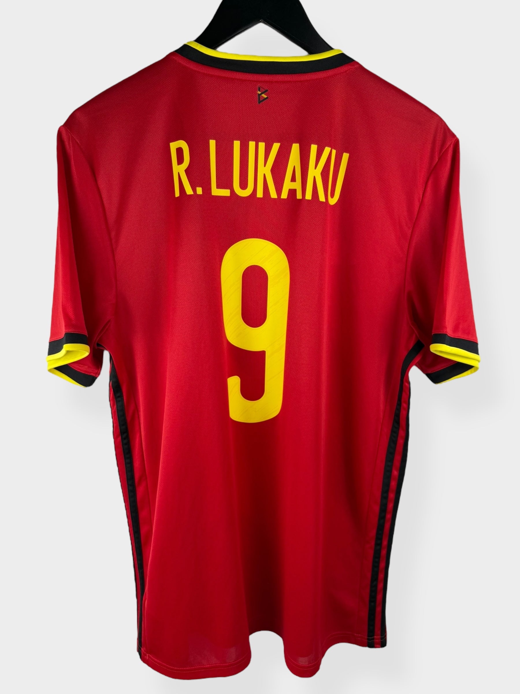 2020-21 BELGIUM HOME SHIRT LUKAKU #9 L