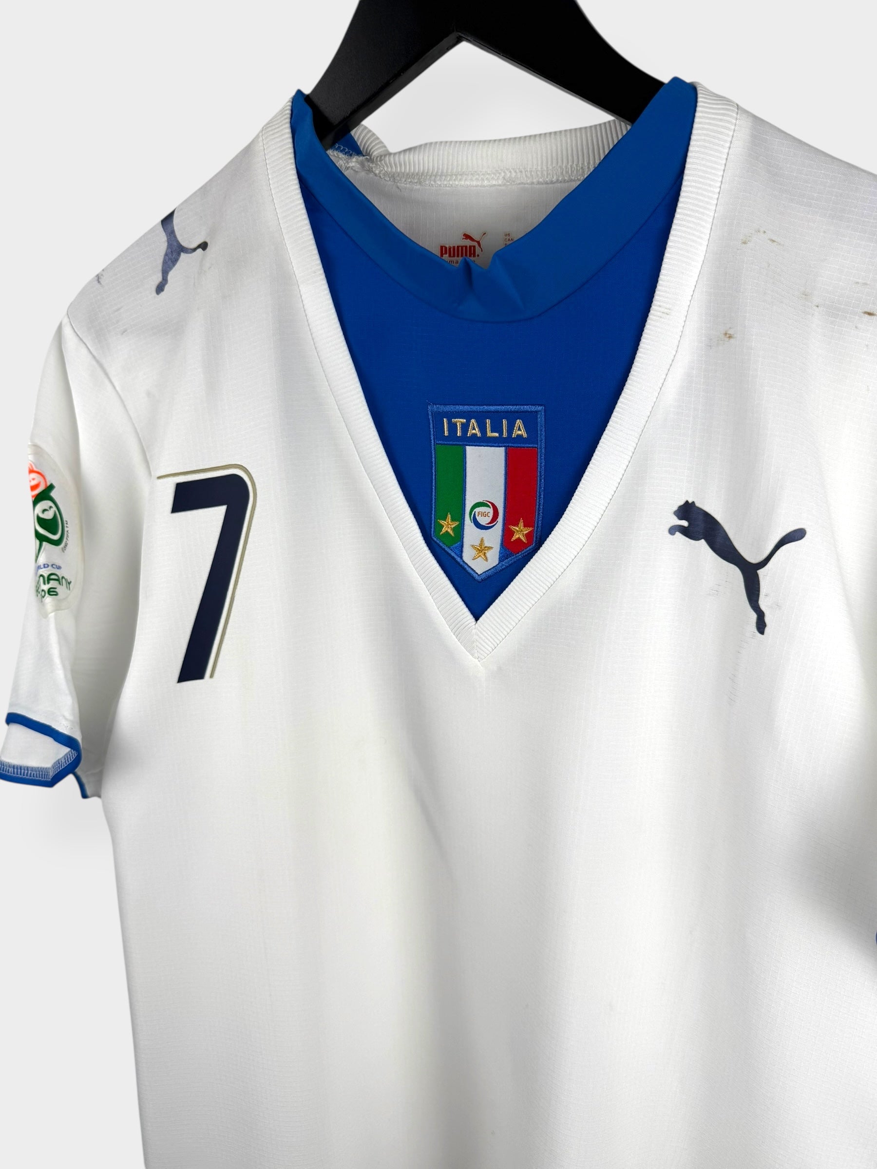 2006-07 ITALY AWAY SHIRT DEL PIERO #7 M