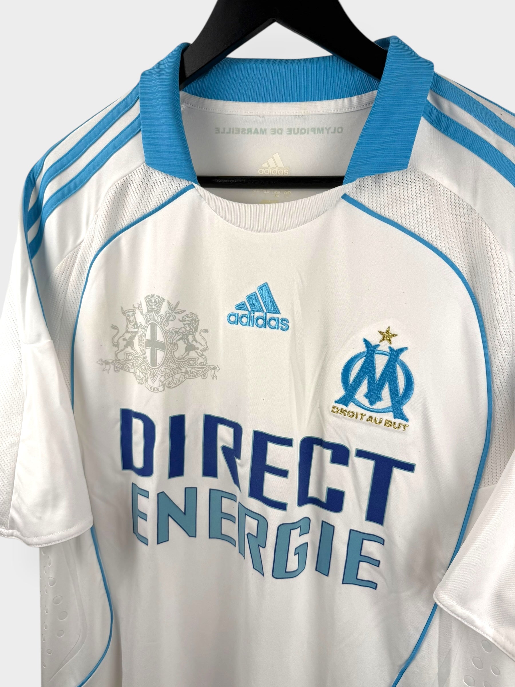 2008-09 OLYMPIQUE MARSEILLE HOME SHIRT L - Authentic Football Club