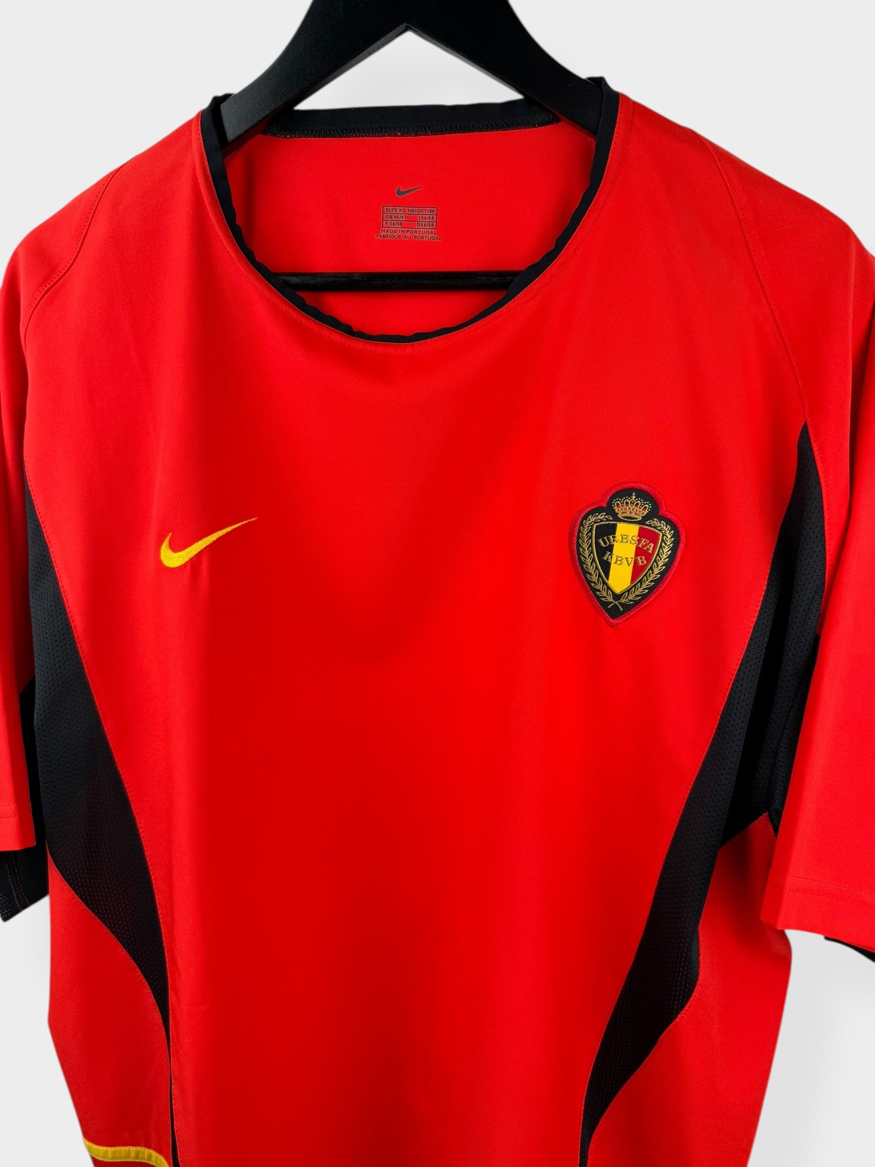 2002-04 BELGIUM HOME SHIRT XL
