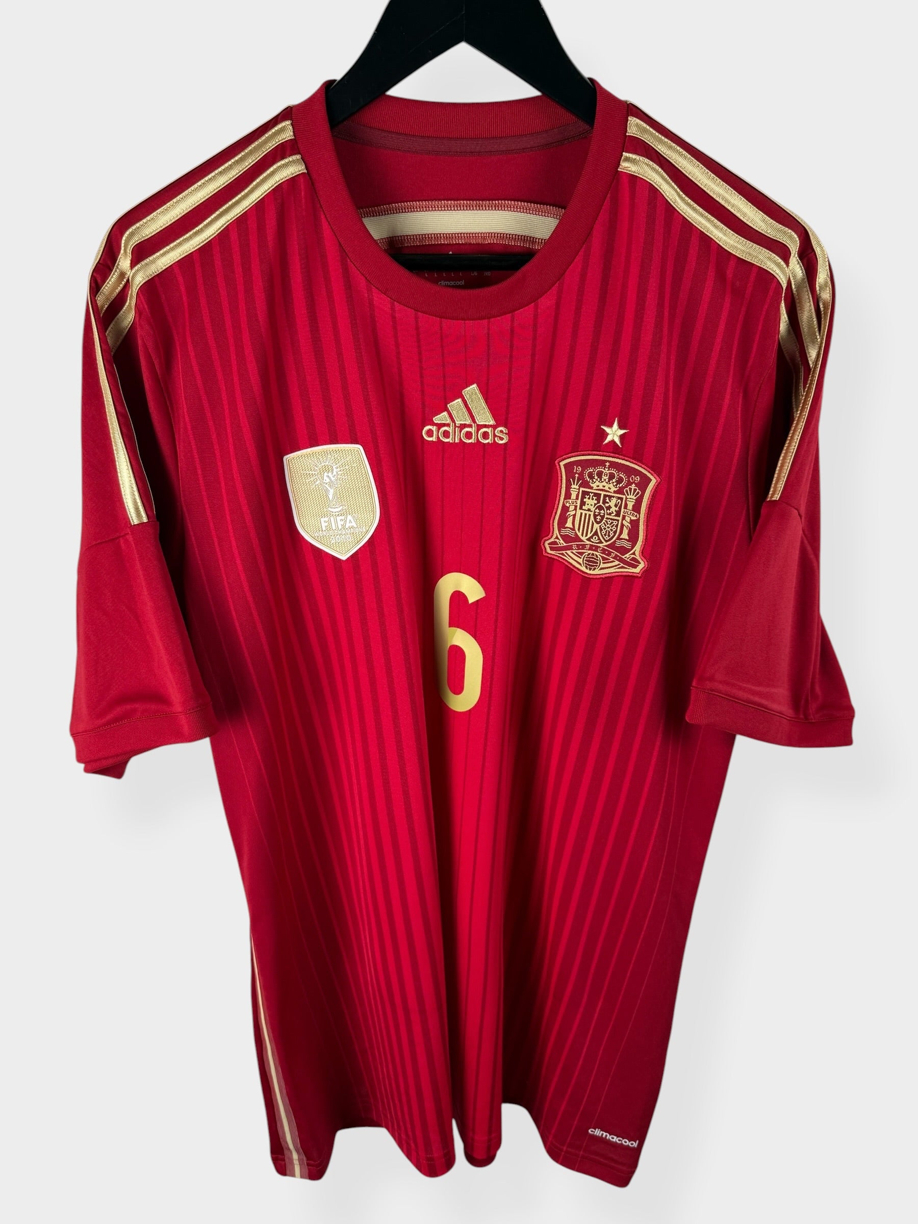 MAILLOT DOMICILE ESPAGNE 2014-15 INIESTA #6 L