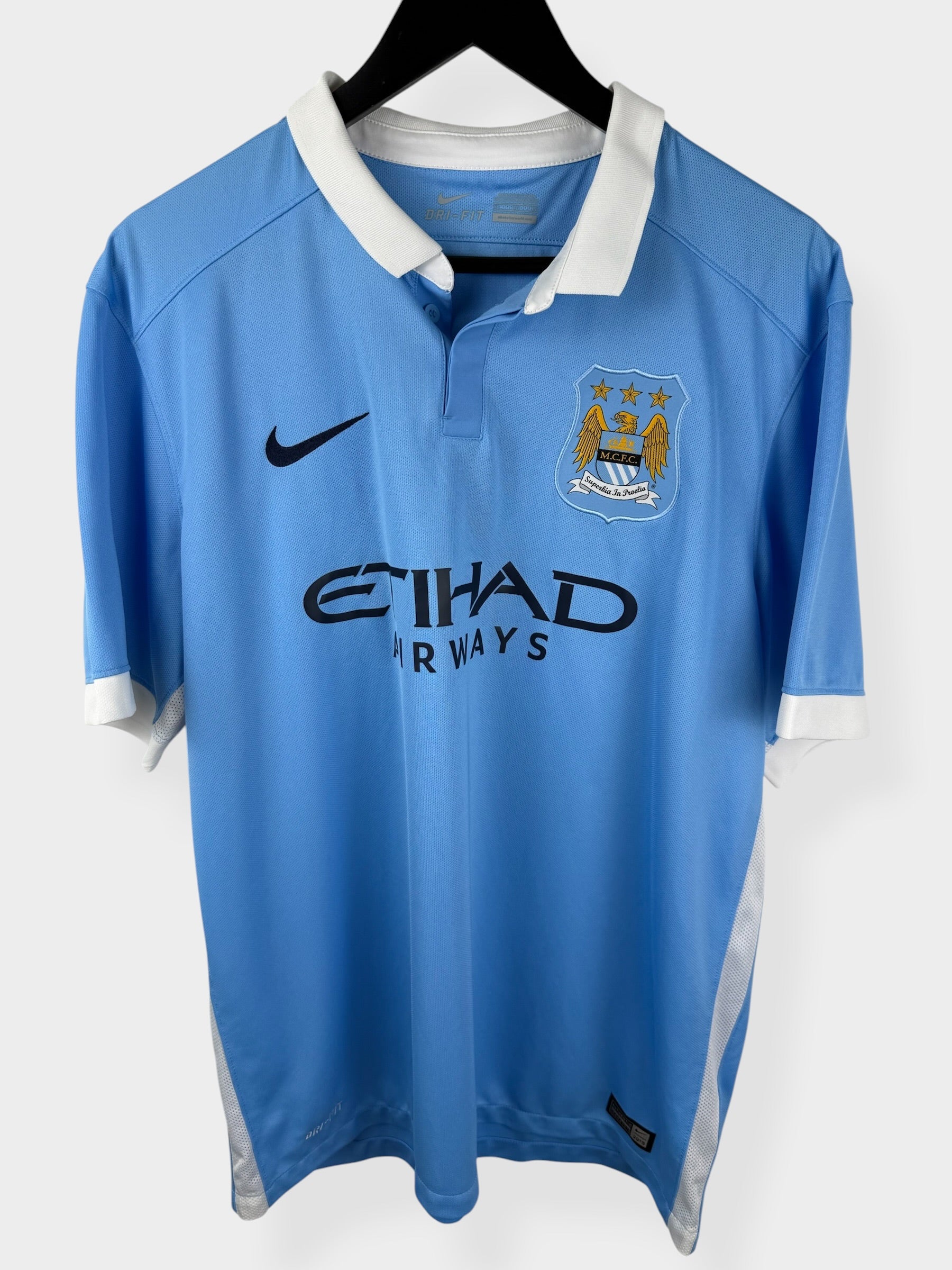 2015-16 MANCHESTER CITY HEIMTRIKOT SILVA #21 XL