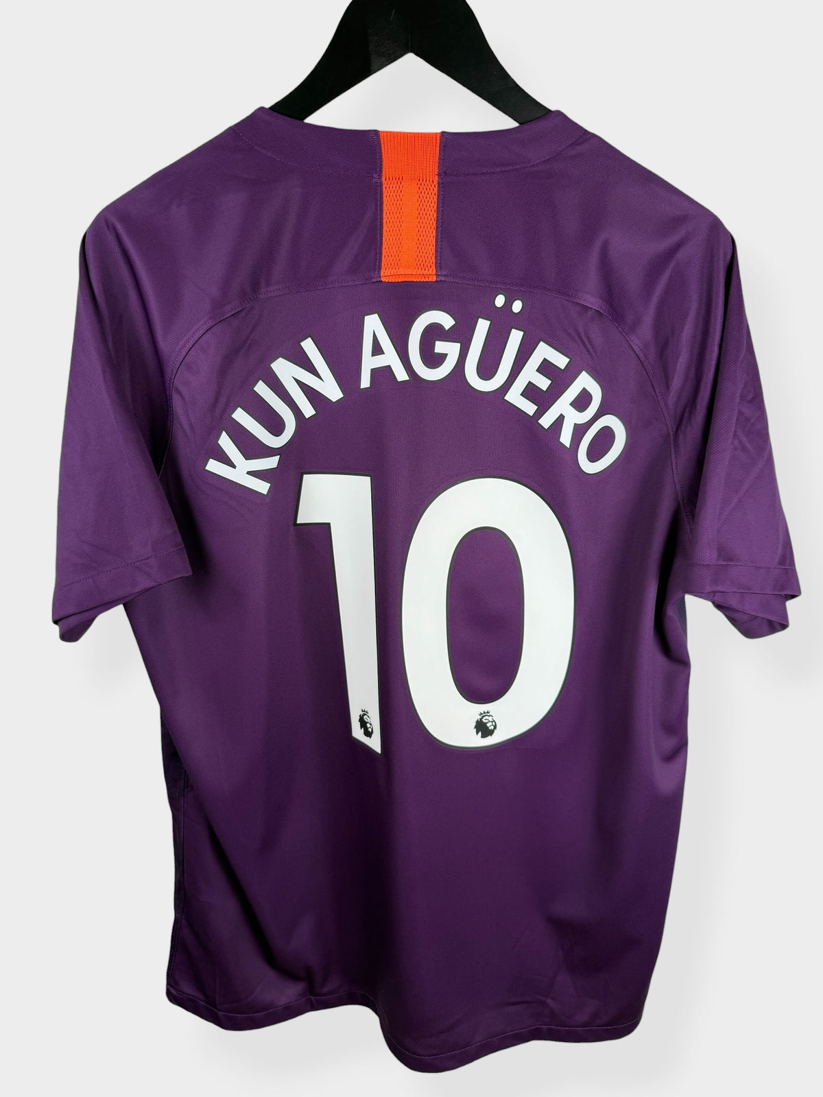 2018-19 MANCHESTER CITY THIRD SHIRT KUN AGUERO #10 L