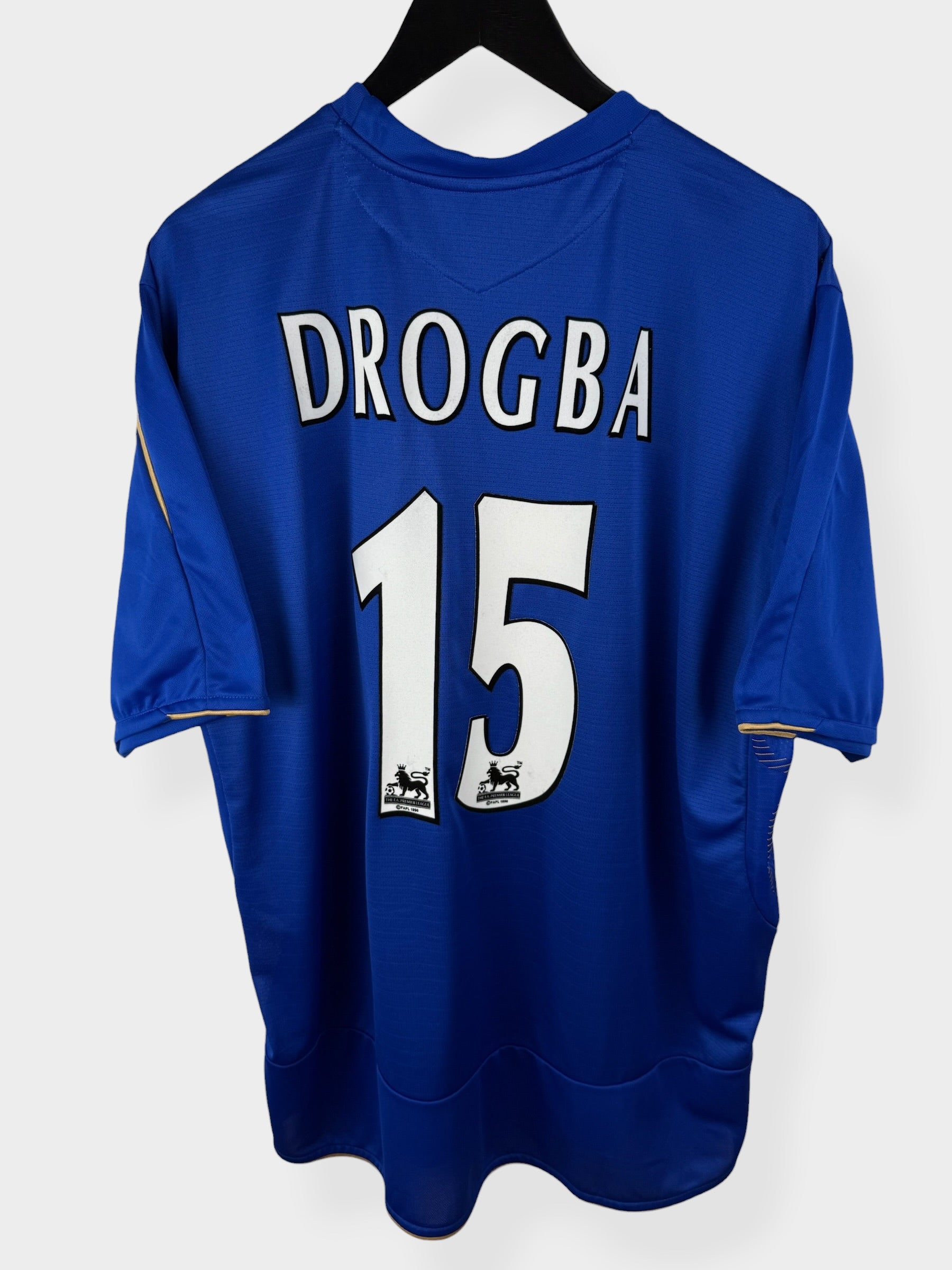 2005-06 CHELSEA HOME SHIRT DROGBA #15 XXL