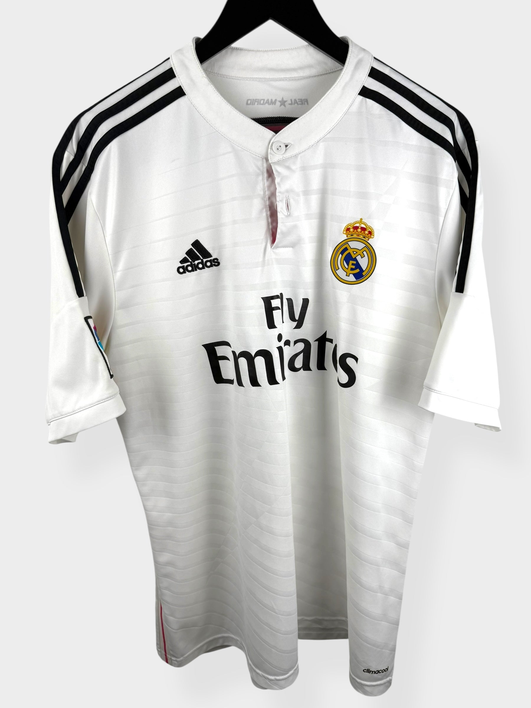 2014-15 REAL MADRID HOME SHIRT JAMES #10 XL - Authentic Football Club