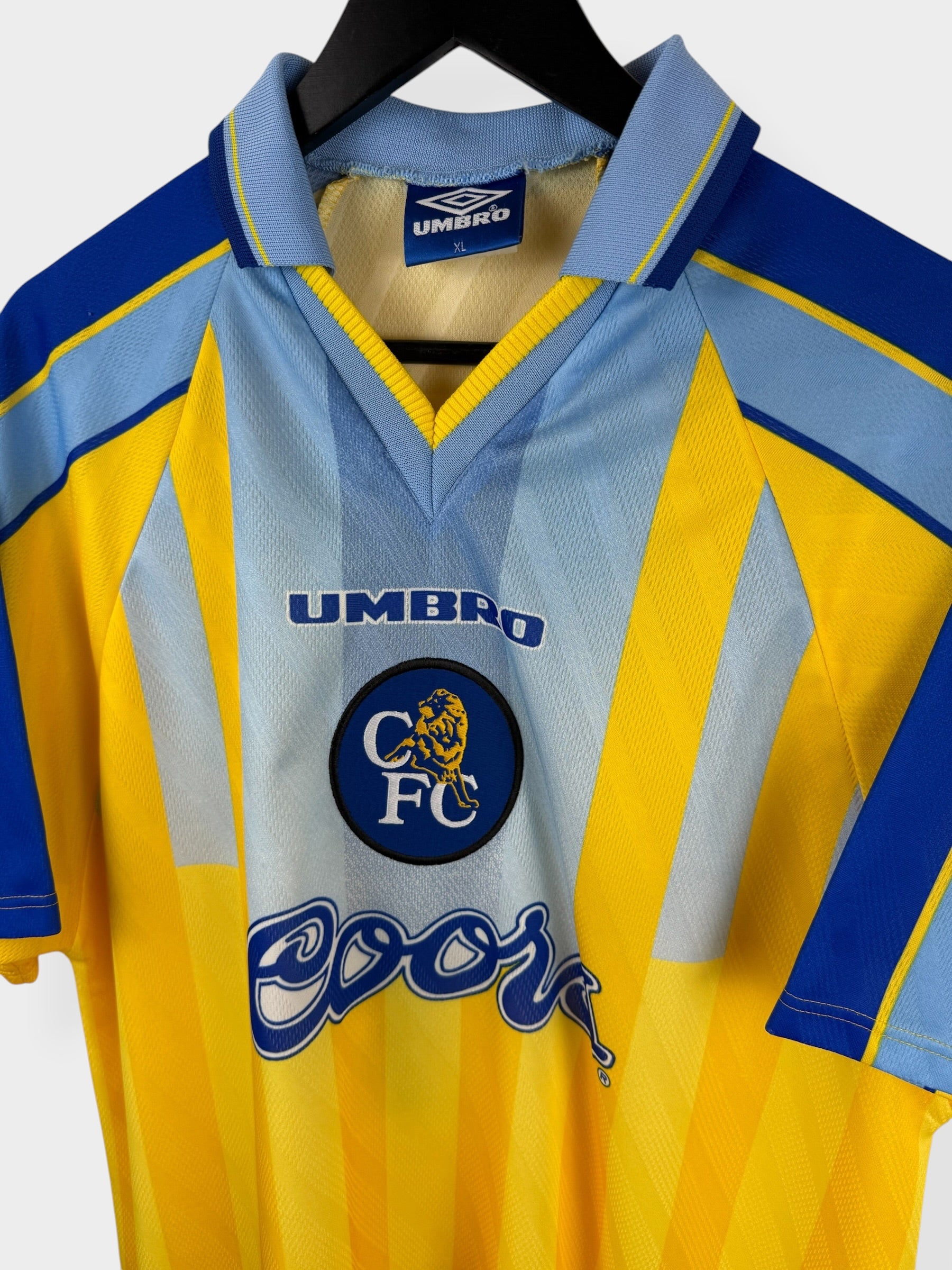 1996-97 CHELSEA AWAY SHIRT GULLIT #4 XL