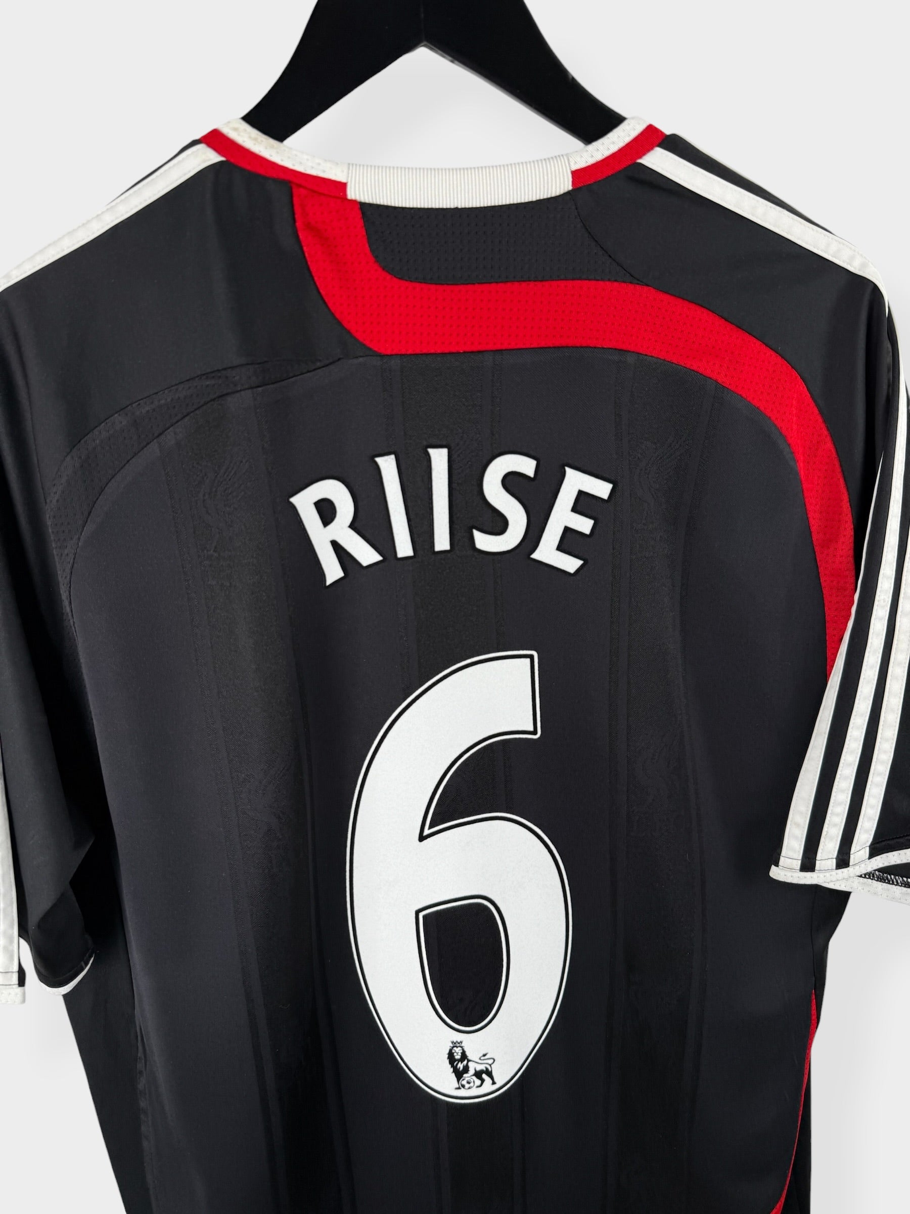 MAILLOT THIRD LIVERPOOL 2007-08 RIISE #6 XL