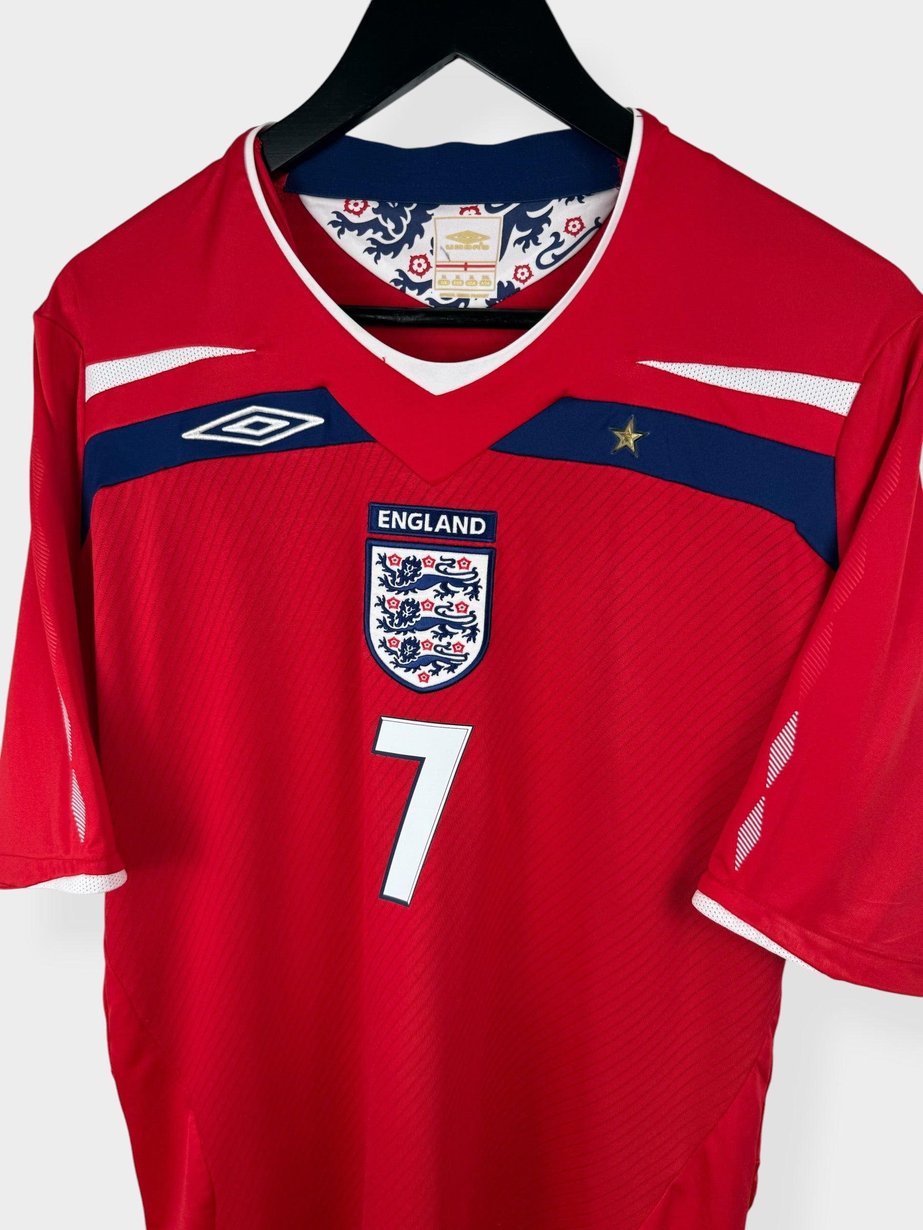 MAILLOT EXTÉRIEUR ANGLETERRE 2008-10 BECKHAM #7 XL