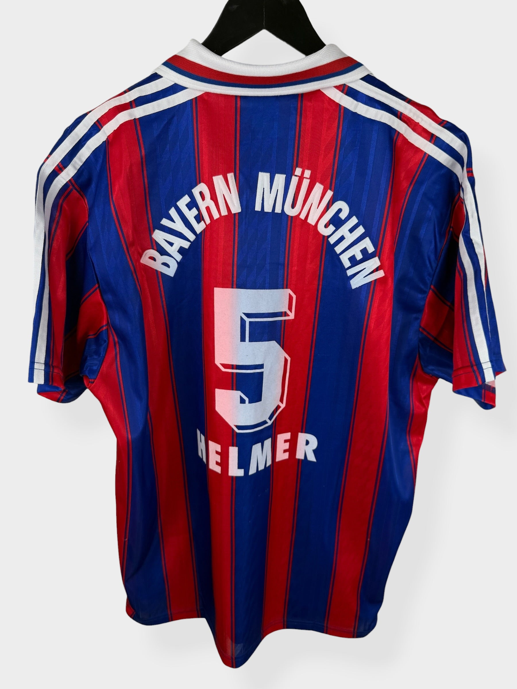 1995-97 BAYERN MUNICH HOME SHIRT HELMER #5 L