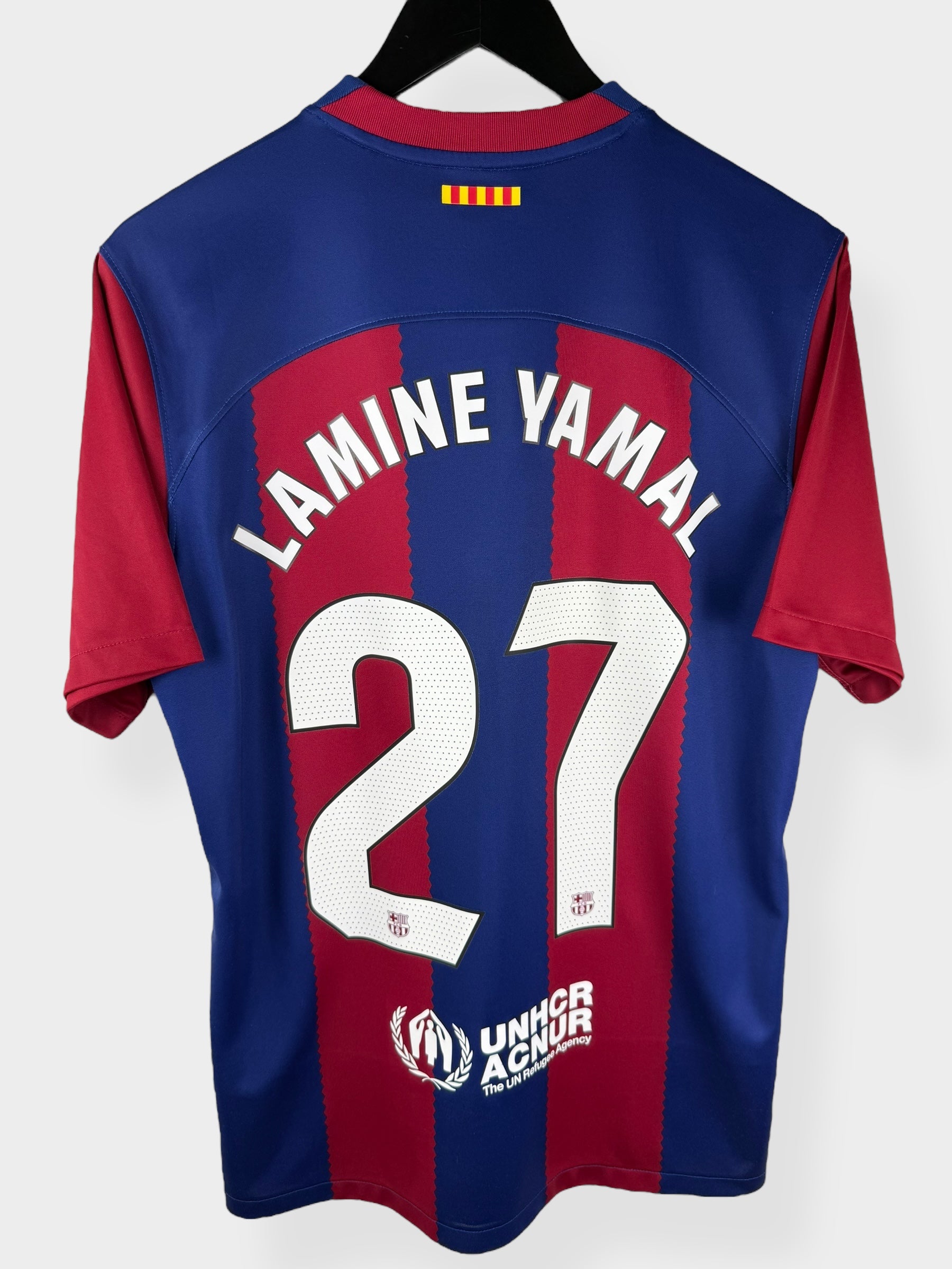 2023-24 BARCELONA THUISSHIRT LAMINE YAMAL #27 M