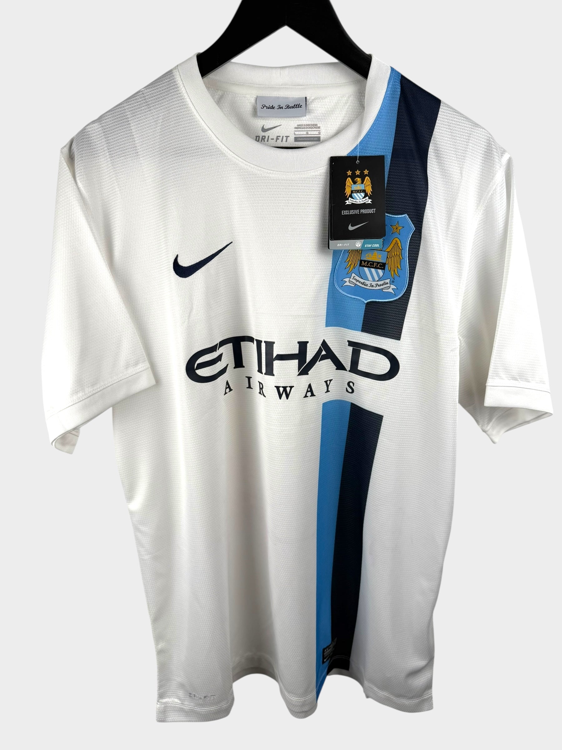2013-14 MANCHESTER CITY THIRD SHIRT L - Authentic Football Club